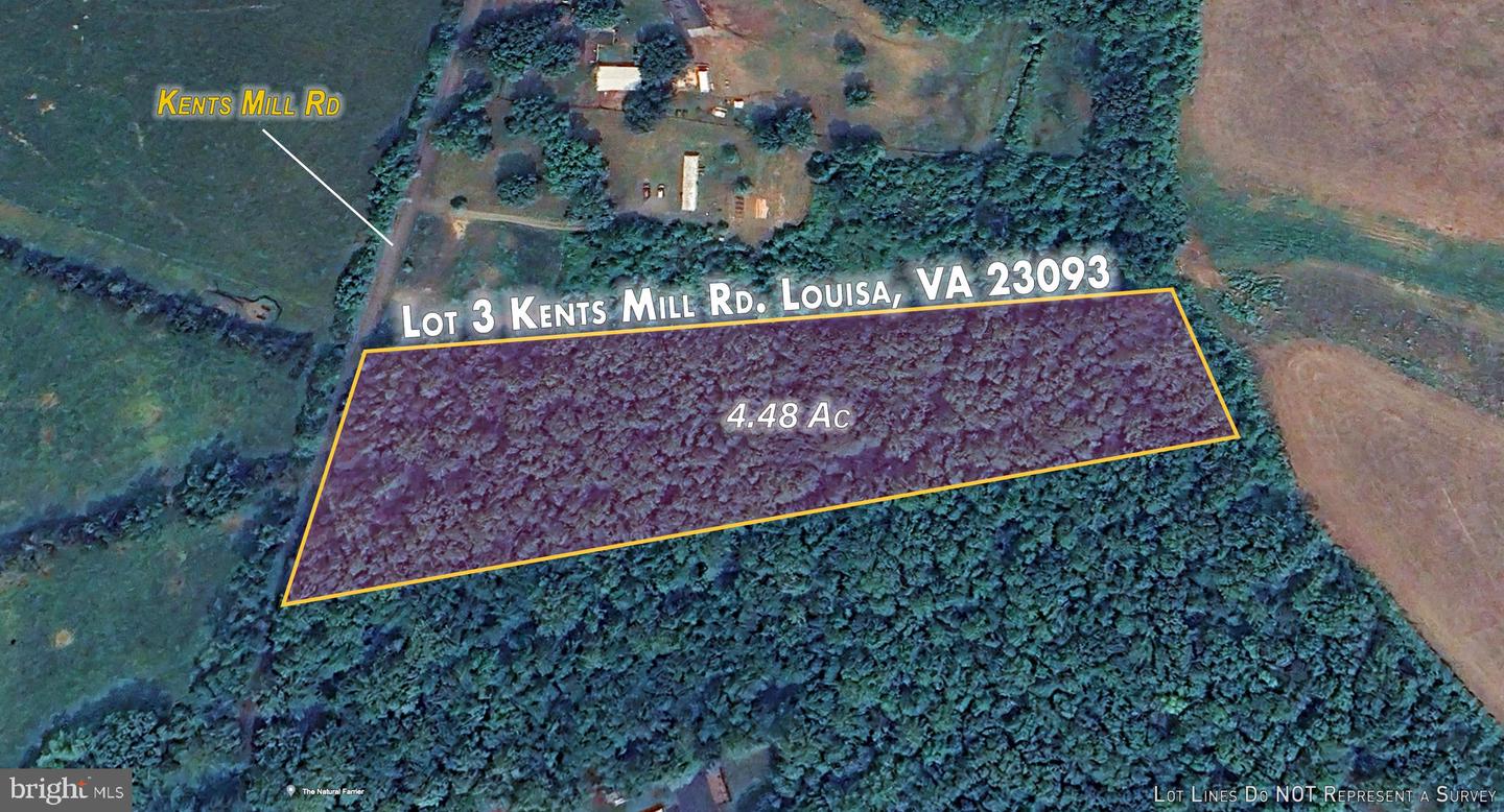 LOT 3 KENTS MILL RD, LOUISA, Virginia 23093, ,Land,For sale,LOT 3 KENTS MILL RD,VALA2003958 MLS # VALA2003958