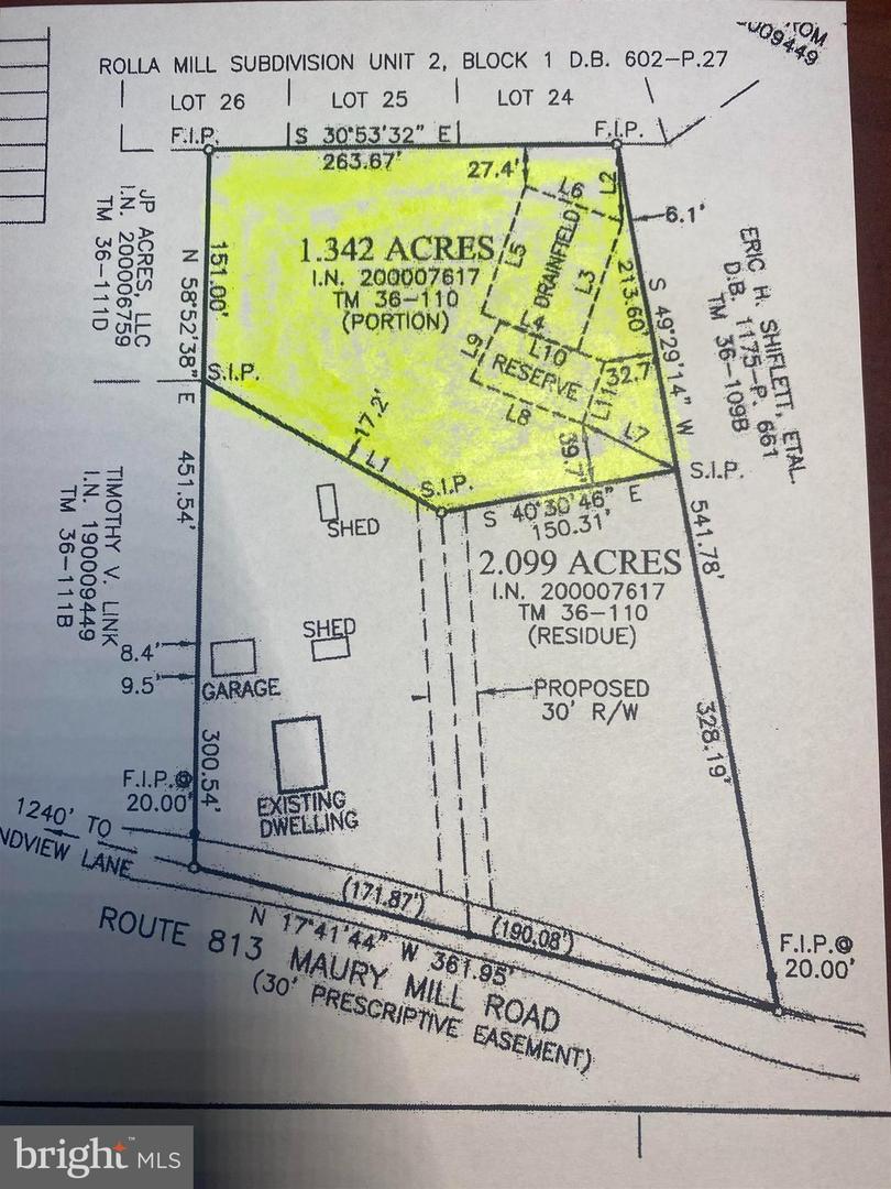 LOT 36-110A MAURY MILL RD, VERONA, Virginia 24482, ,Land,For sale,LOT 36-110A MAURY MILL RD,VAAG2000274 MLS # VAAG2000274