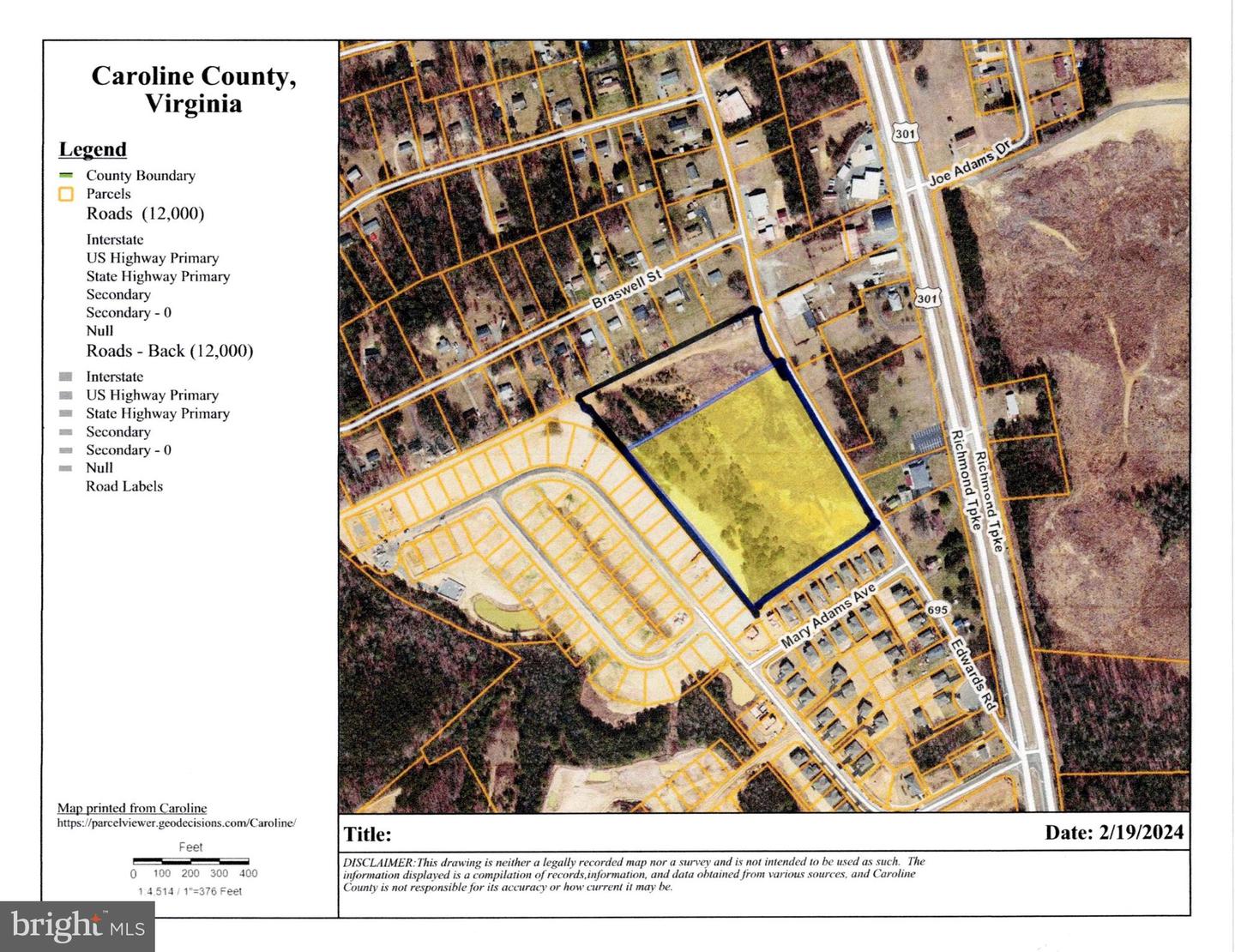 0000 EDWARDS RD, BOWLING GREEN, Virginia 22427, ,Land,For sale,0000 EDWARDS RD,VACV2005422 MLS # VACV2005422