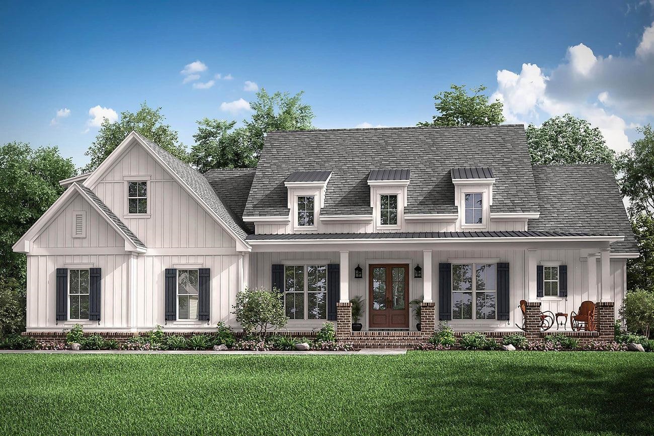 This is an example of the House Plan that is approved for affluent Crown Ridge Estates. As of 2024 the value of the home being built and the one starting construction soon is $1,000,000 to $1,300,000. Purchasers should anticipate to spend 1M turn key.