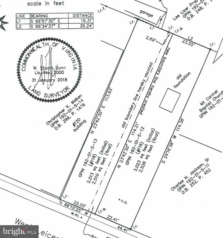 116 & 118 W LEICESTER ST, WINCHESTER, Virginia 22601, ,Land,For sale,116 & 118 W LEICESTER ST,VAWI2005506 MLS # VAWI2005506
