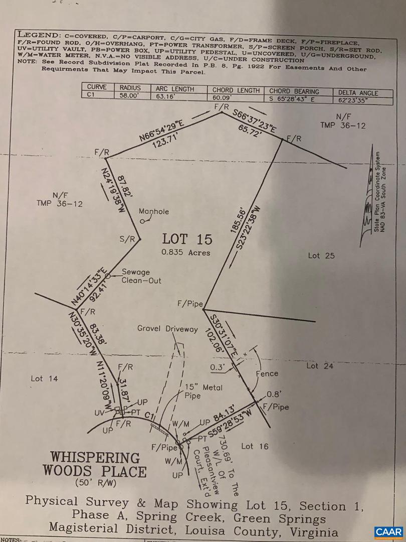 WHISPERING WOODS PL, ZION CROSSROADS, Virginia 22942, ,Land,For sale,WHISPERING WOODS PL,652356 MLS # 652356