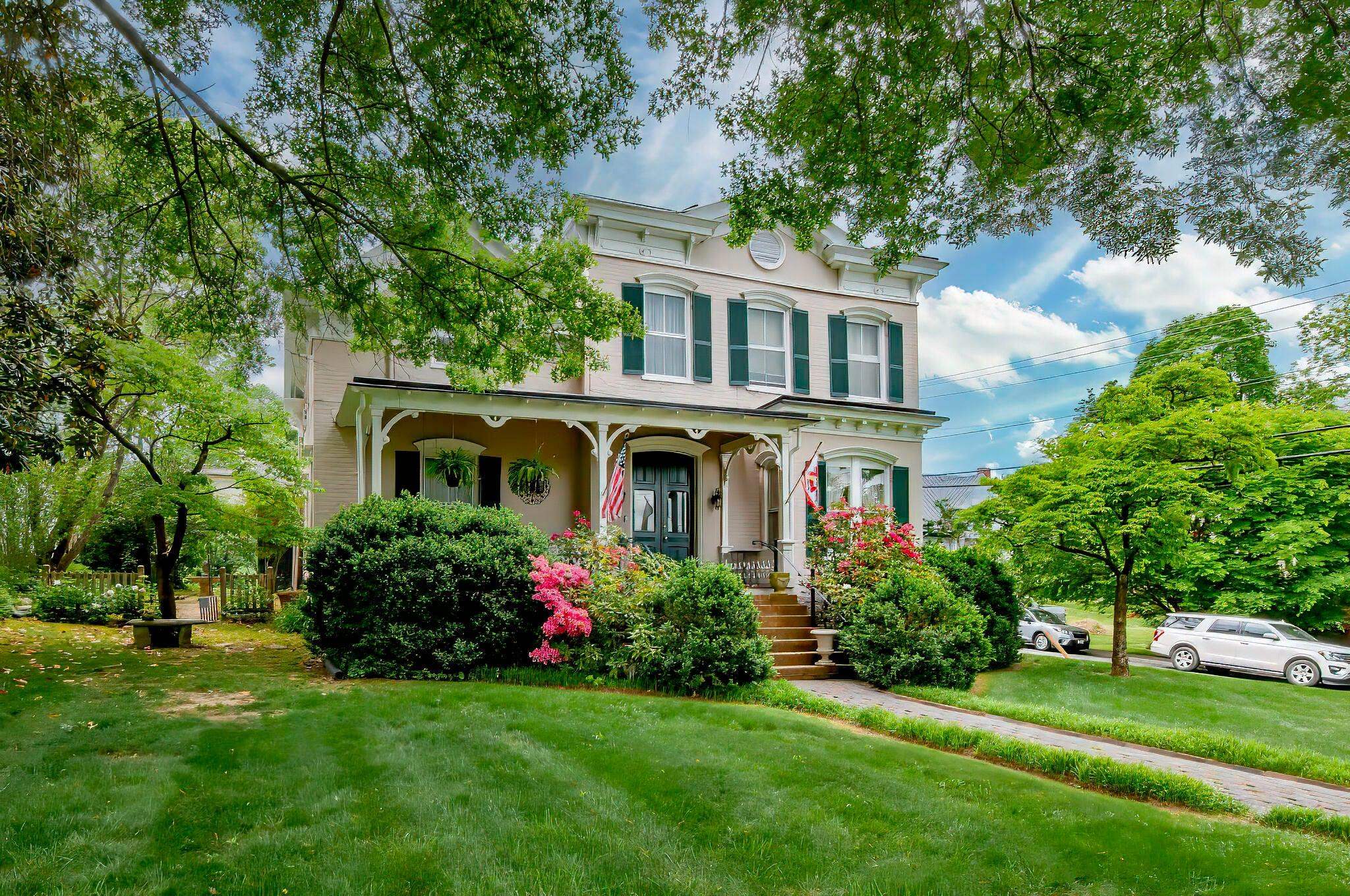 This palatial home offers 4,546 square feet of stunning Italianate-inspired,Victorian elegance, both exterior and interior.