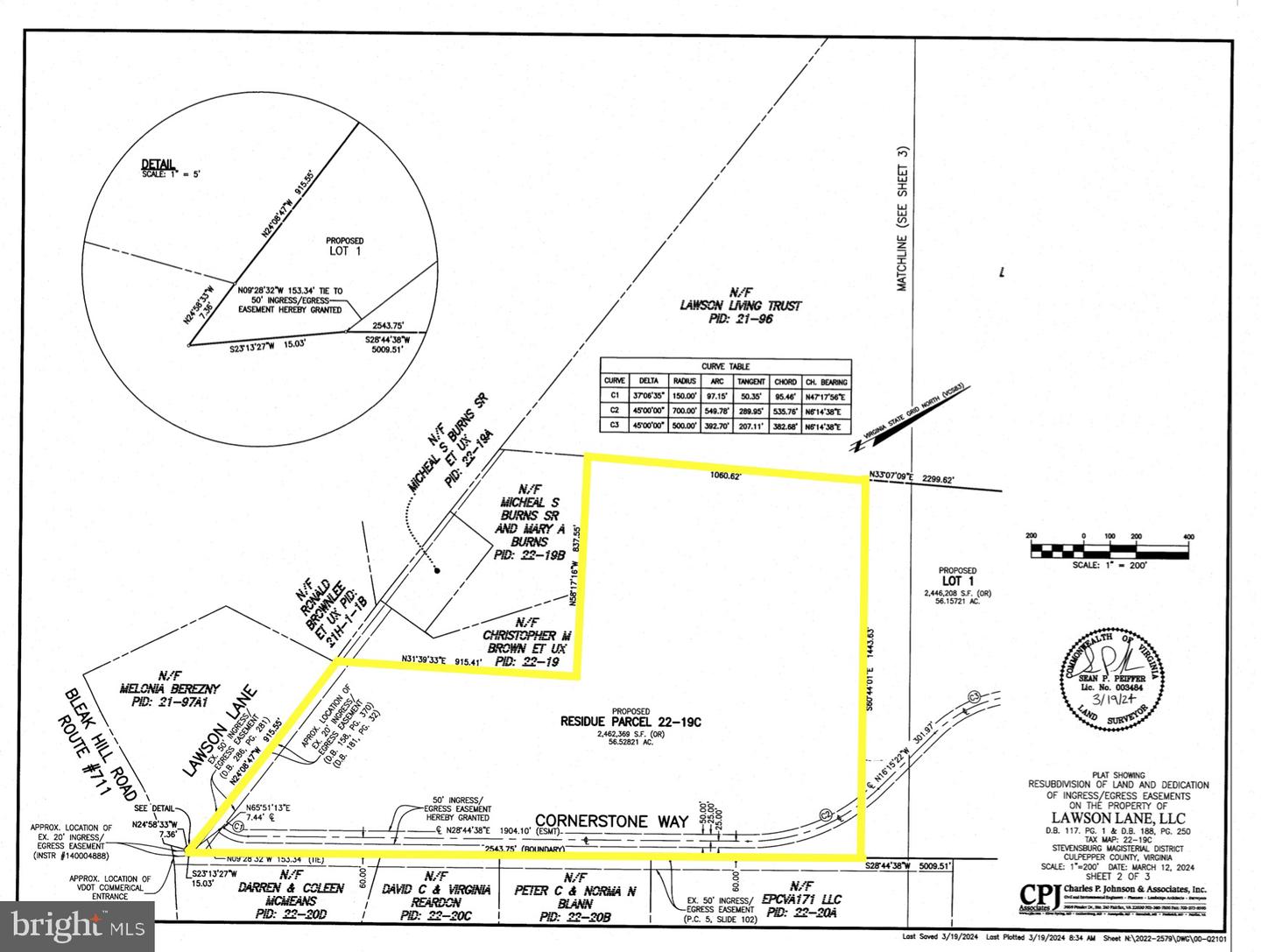 0 LAWSON LANE 22-19C, CULPEPER, Virginia 22701, ,Farm,For sale,0 LAWSON LANE 22-19C,VACU2008102 MLS # VACU2008102