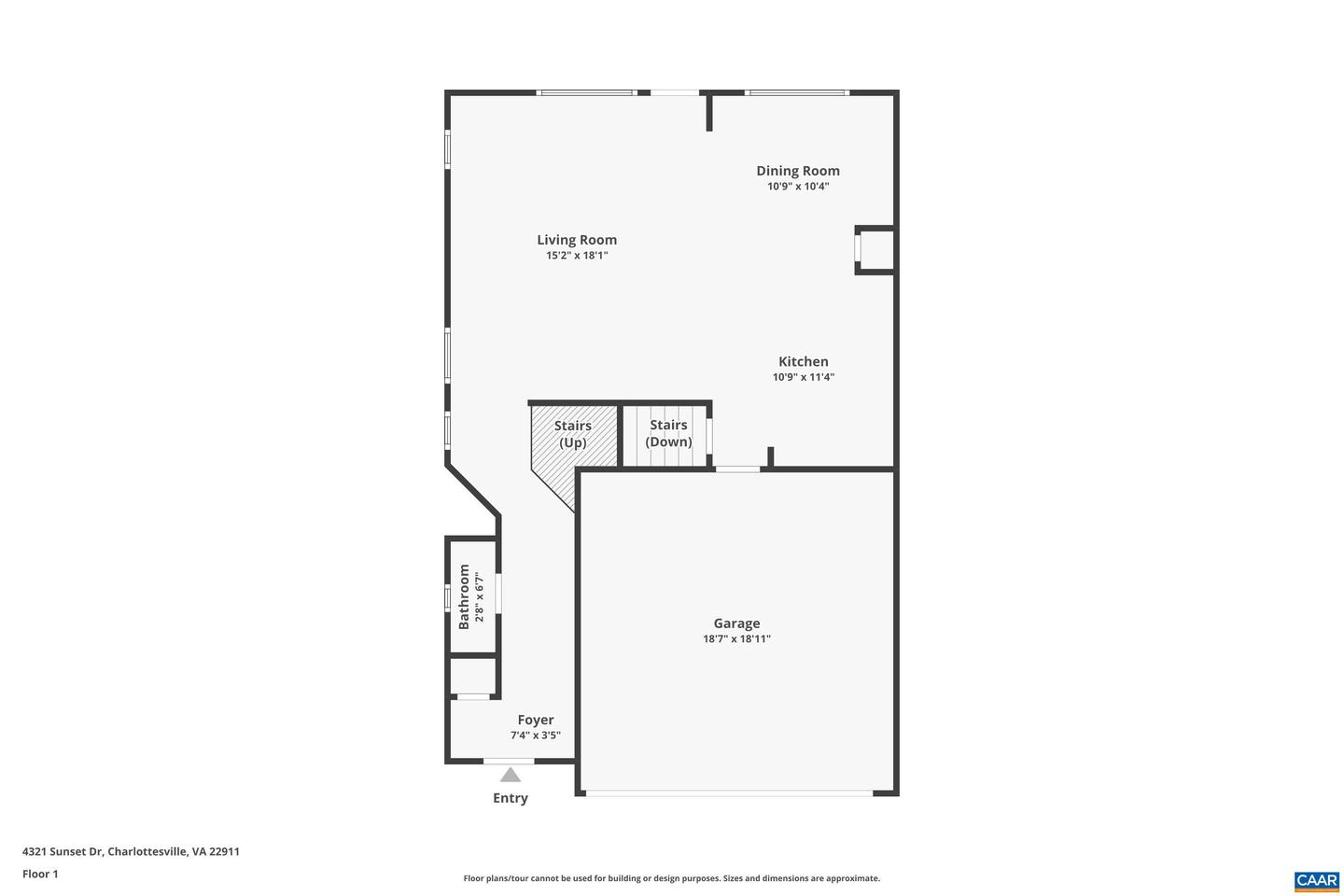 4321 SUNSET DR, CHARLOTTESVILLE, Virginia 22911, 3 Bedrooms Bedrooms, ,3 BathroomsBathrooms,Residential,For sale,4321 SUNSET DR,654533 MLS # 654533