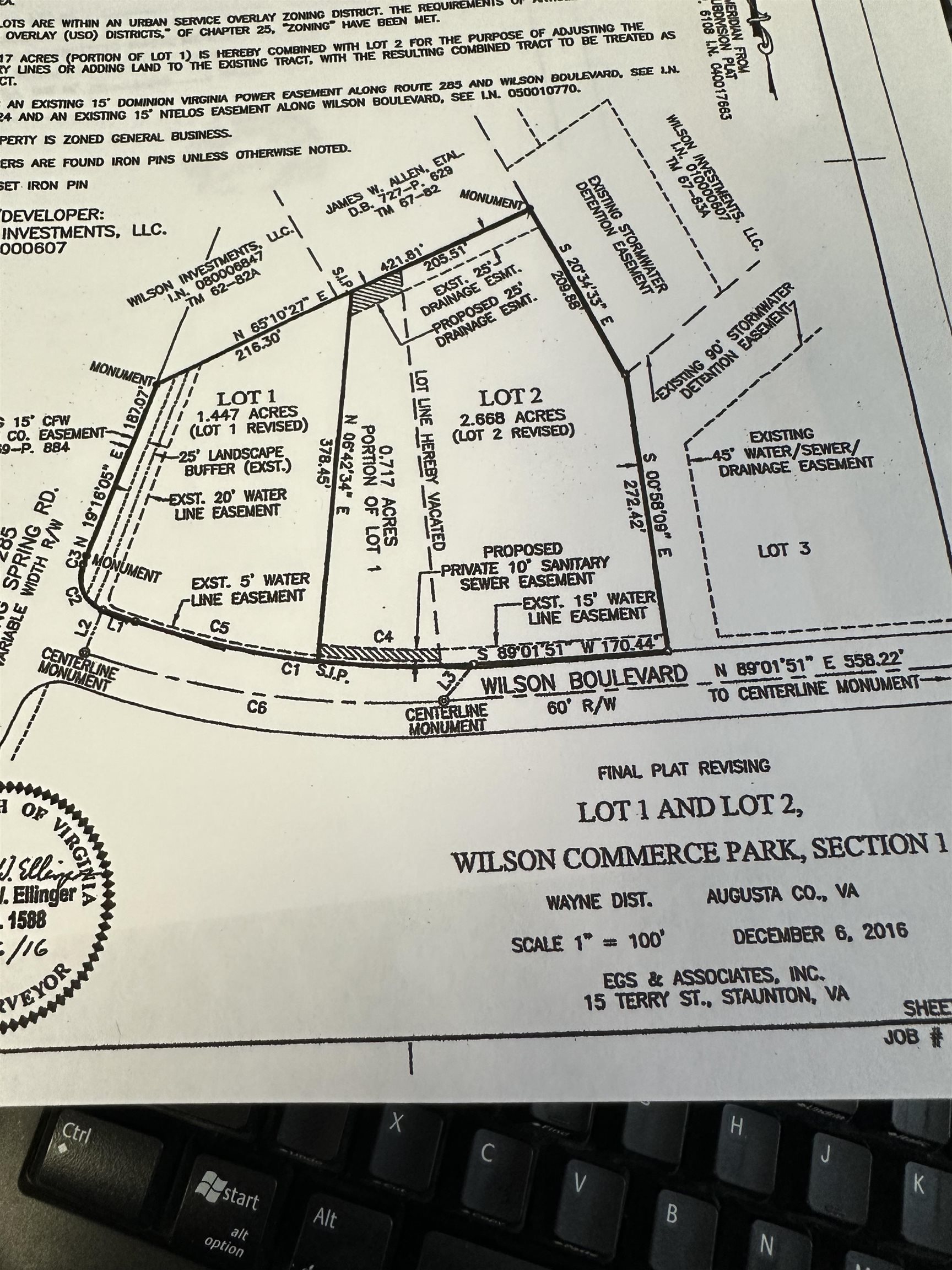 LOT 1 WILSON BLVD, FISHERSVILLE, Virginia 22939, ,Land,LOT 1 WILSON BLVD,654839 MLS # 654839