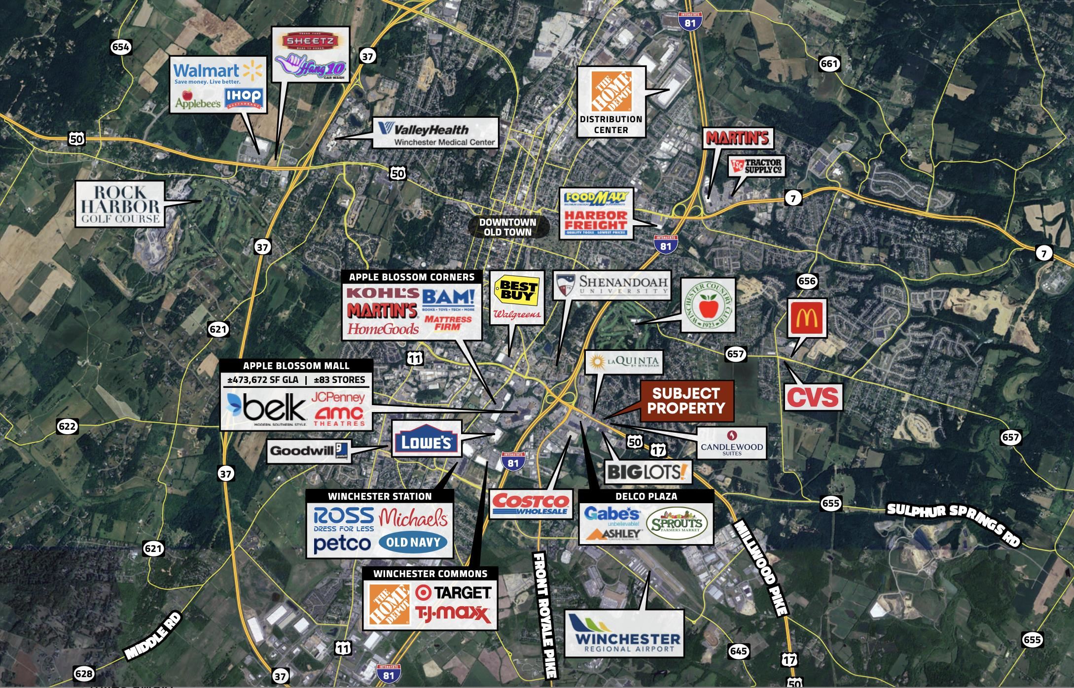 1105-1115 MILLWOOD PIKE, WINCHESTER, Virginia 22602, ,Commercial,1105-1115 MILLWOOD PIKE,655598 MLS # 655598