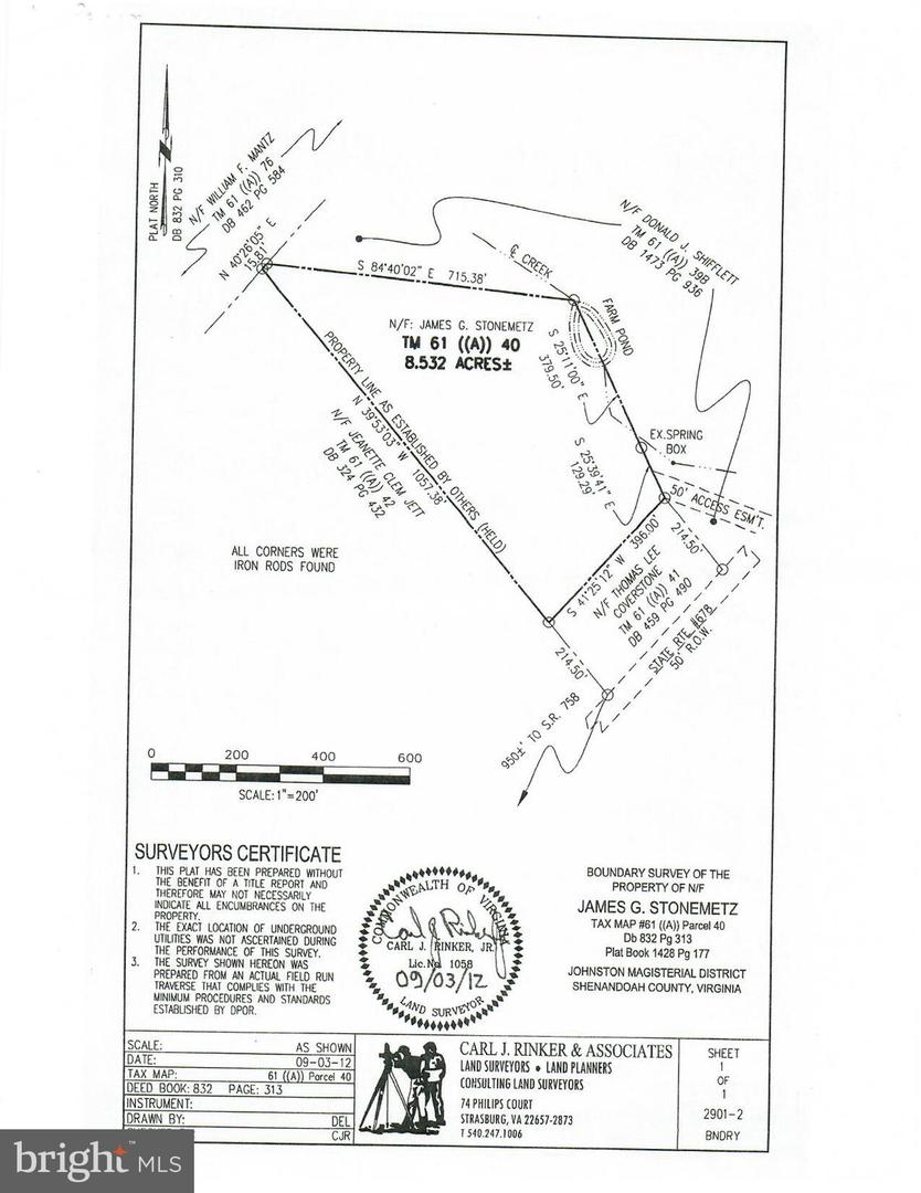 LOT 40 FORT VALLEY RD, FORT VALLEY, Virginia 22652, ,Land,For sale,LOT 40 FORT VALLEY RD,VASH2009334 MLS # VASH2009334