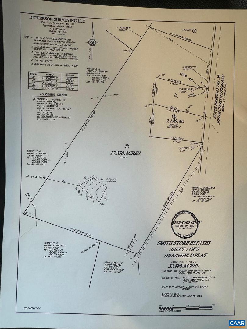 S CONSTITUTION RTE, SCOTTSVILLE, Virginia 24590, ,Land,For sale,S CONSTITUTION RTE,655763 MLS # 655763