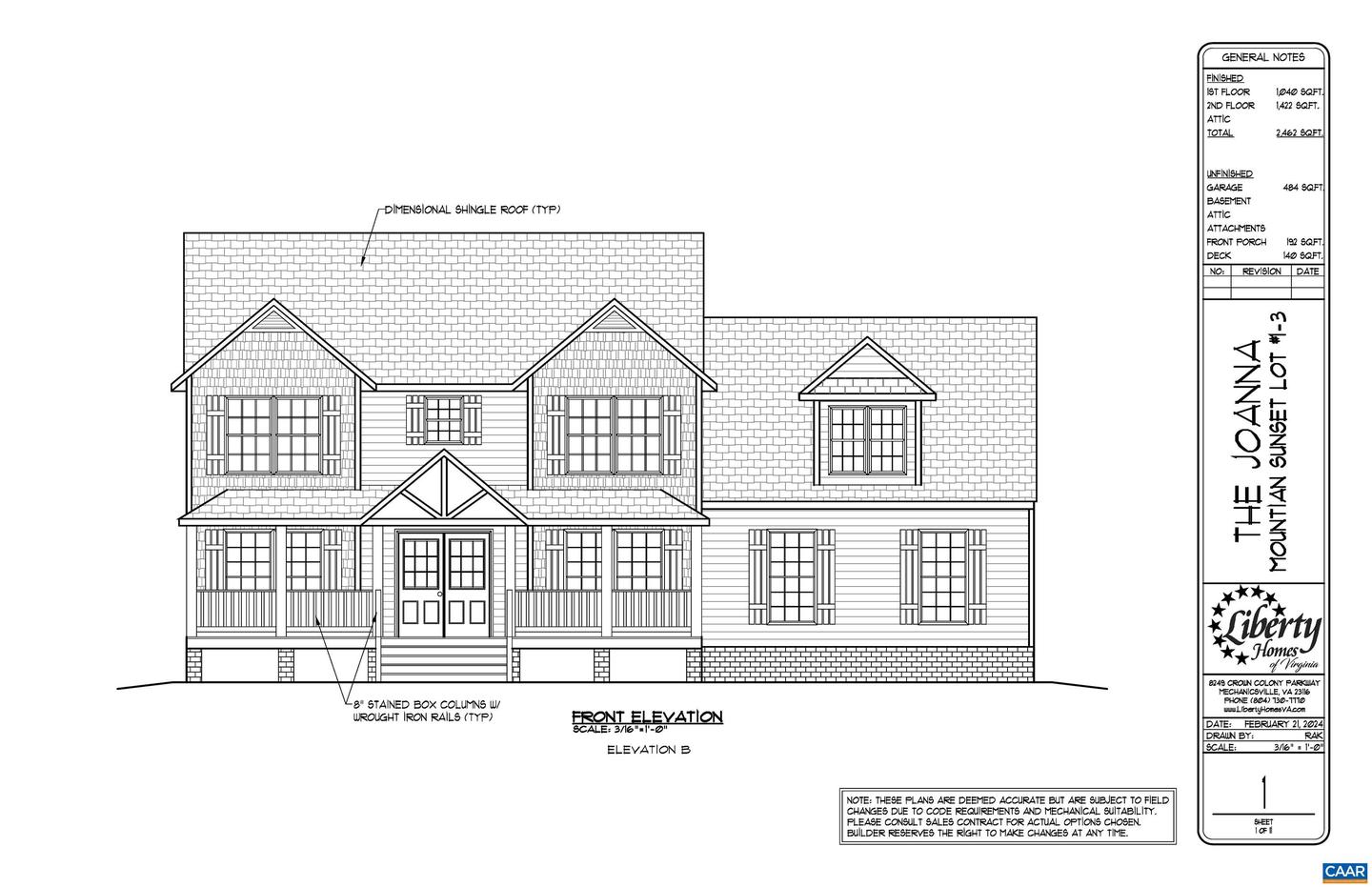 MOUNTAIN SUNSET LN #MS 1-3, GORDONSVILLE, Virginia 22942, 4 Bedrooms Bedrooms, ,2 BathroomsBathrooms,Residential,For sale,MOUNTAIN SUNSET LN #MS 1-3,655777 MLS # 655777