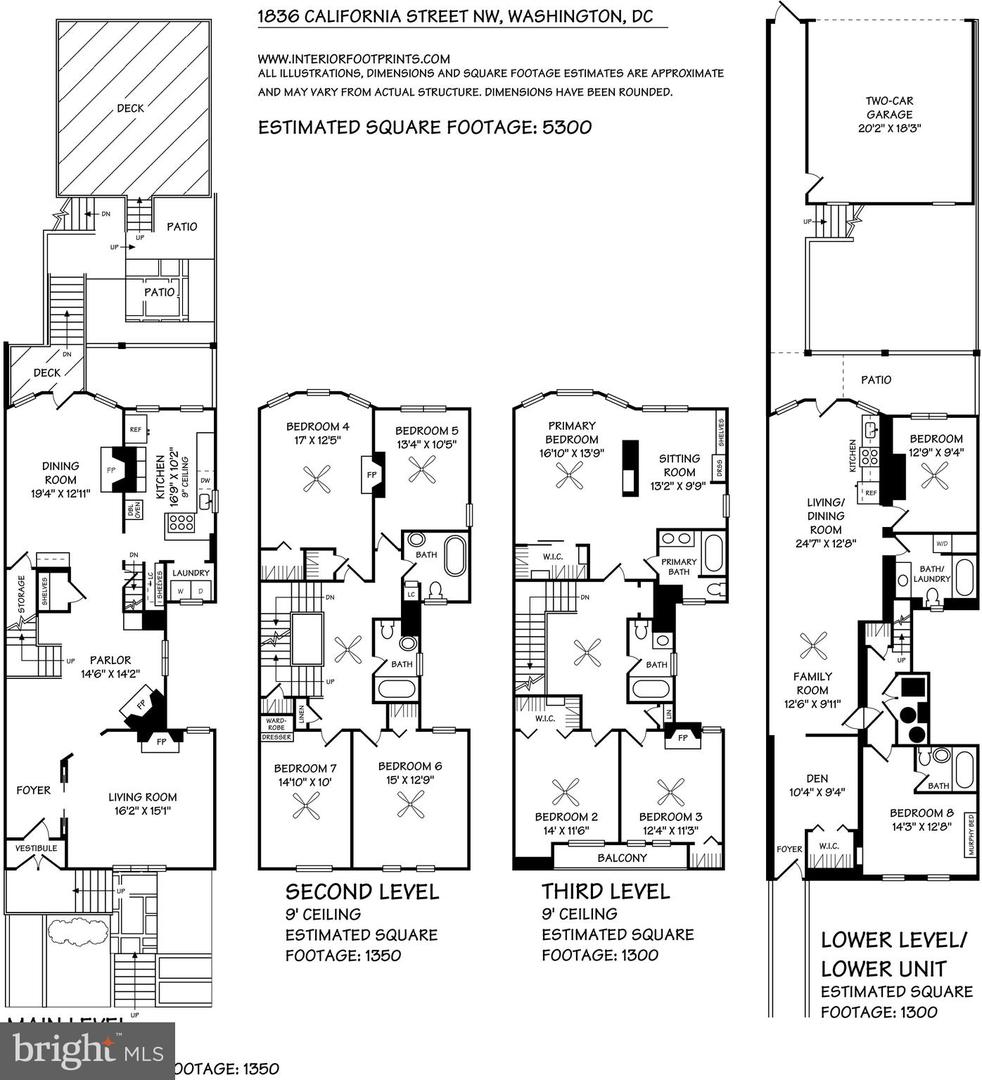 1836 CALIFORNIA ST NW, WASHINGTON, District Of Columbia 20009, 9 Bedrooms Bedrooms, ,6 BathroomsBathrooms,Residential,For sale,1836 CALIFORNIA ST NW,DCDC2064532 MLS # DCDC2064532