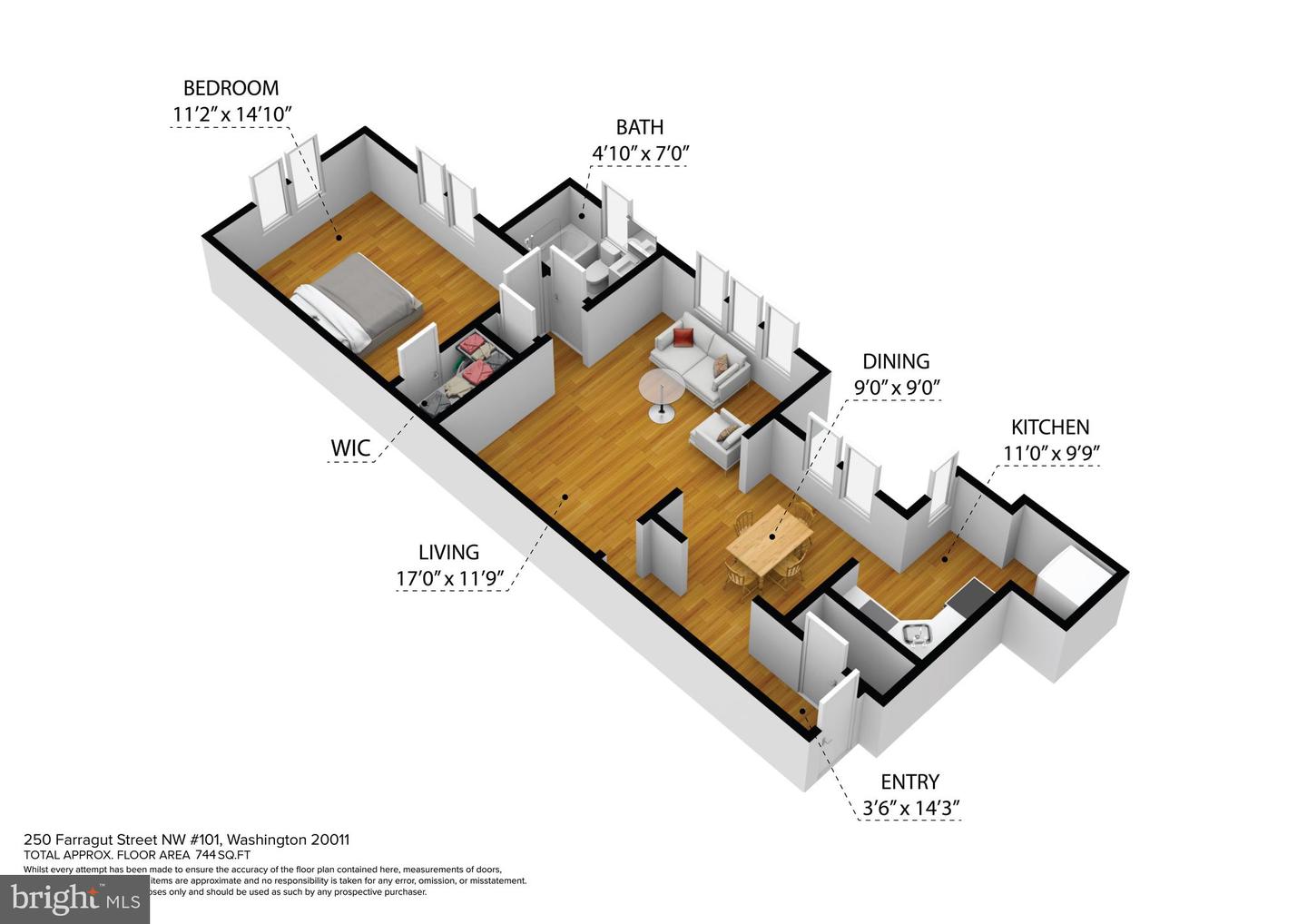 250 FARRAGUT ST NW #I-101, WASHINGTON, District Of Columbia 20011, 1 Bedroom Bedrooms, 5 Rooms Rooms,1 BathroomBathrooms,Residential,For sale,250 FARRAGUT ST NW #I-101,DCDC2094100 MLS # DCDC2094100