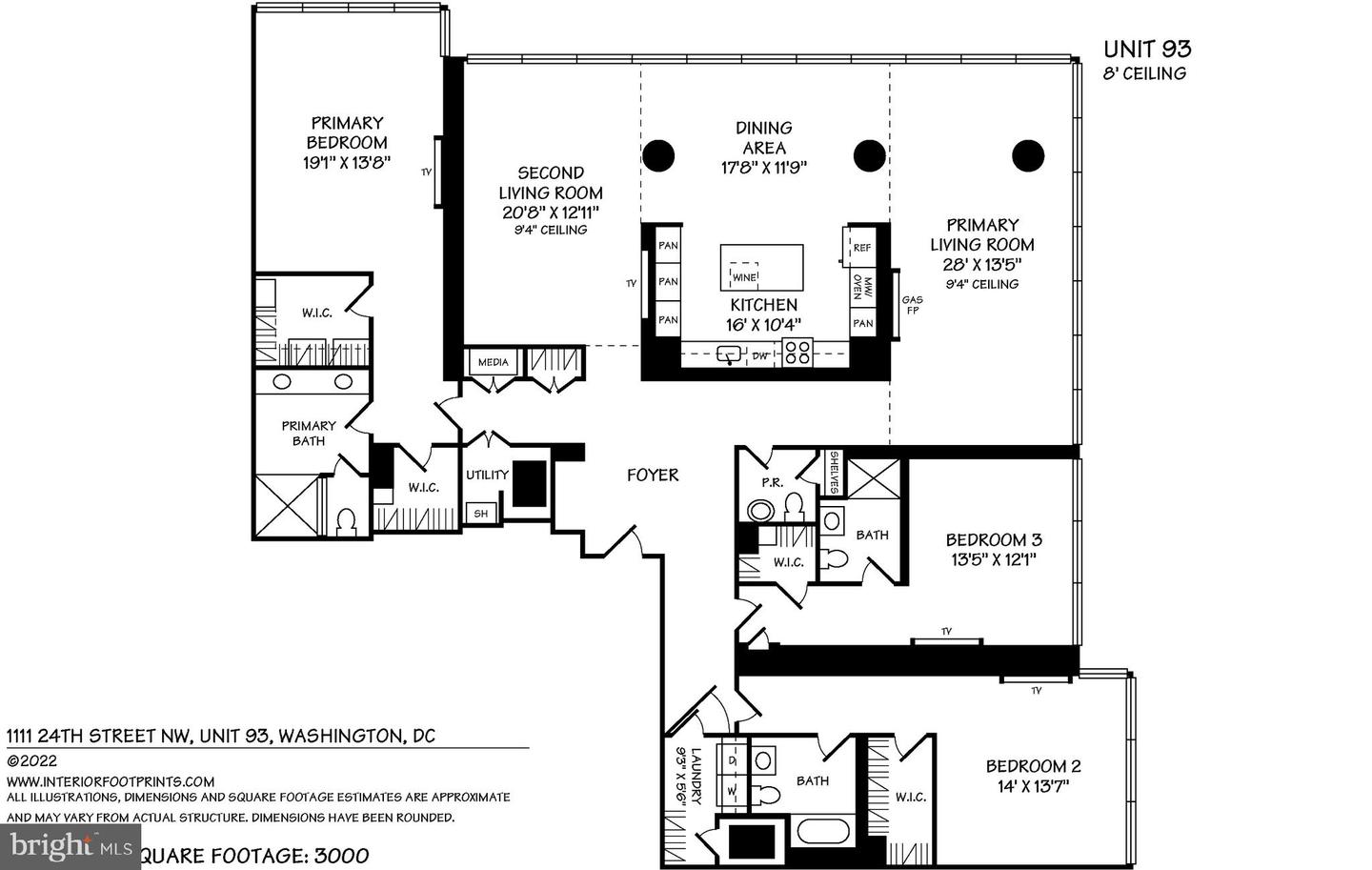 1111 24TH ST NW #93, WASHINGTON, District Of Columbia 20037, 3 Bedrooms Bedrooms, ,3 BathroomsBathrooms,Residential,For sale,1111 24TH ST NW #93,DCDC2131484 MLS # DCDC2131484