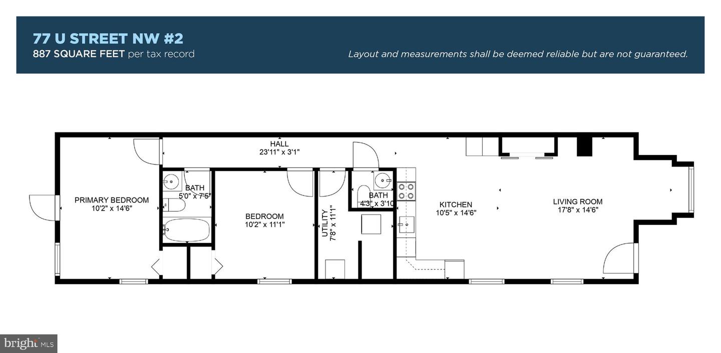 77 U ST NW #2, WASHINGTON, District Of Columbia 20001, 2 Bedrooms Bedrooms, ,1 BathroomBathrooms,Residential,For sale,77 U ST NW #2,DCDC2136088 MLS # DCDC2136088