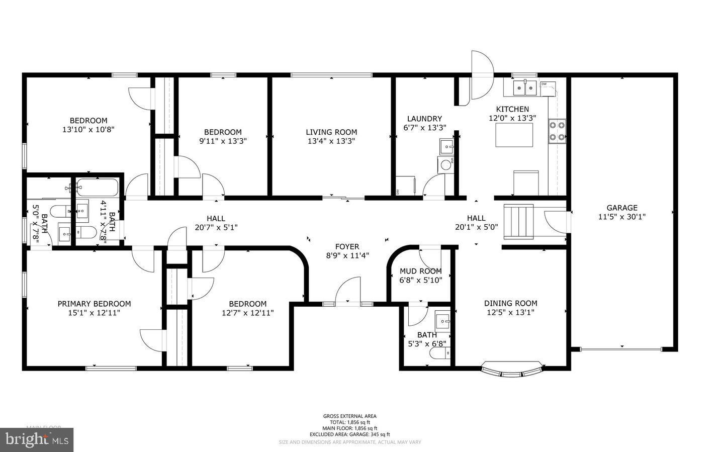 616 46TH ST NE, WASHINGTON, District Of Columbia 20019, 4 Bedrooms Bedrooms, ,2 BathroomsBathrooms,Residential,For sale,616 46TH ST NE,DCDC2147592 MLS # DCDC2147592