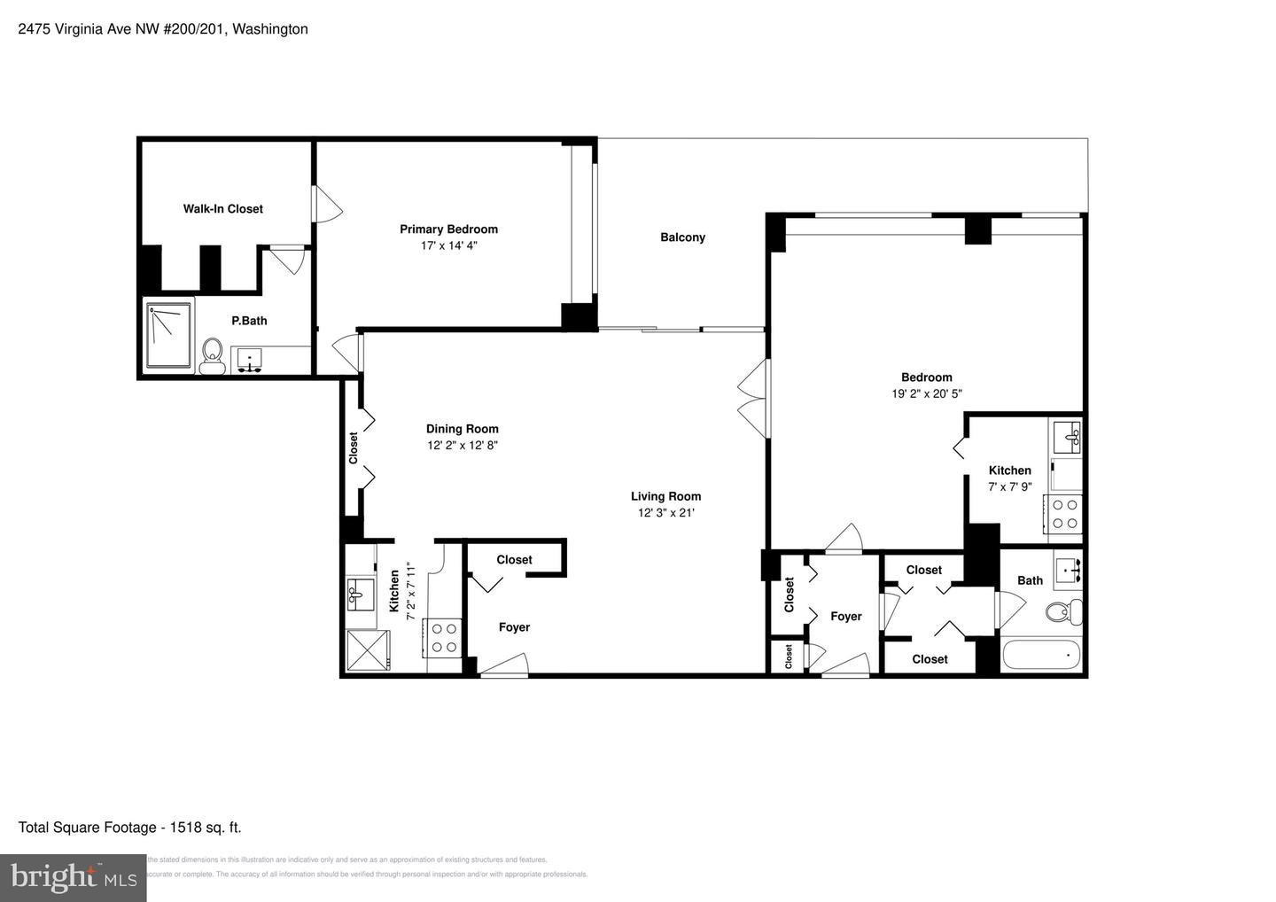 2475 VIRGINIA AVE NW #200/201, WASHINGTON, District Of Columbia 20037, 2 Bedrooms Bedrooms, ,2 BathroomsBathrooms,Residential,For sale,2475 VIRGINIA AVE NW #200/201,DCDC2147910 MLS # DCDC2147910
