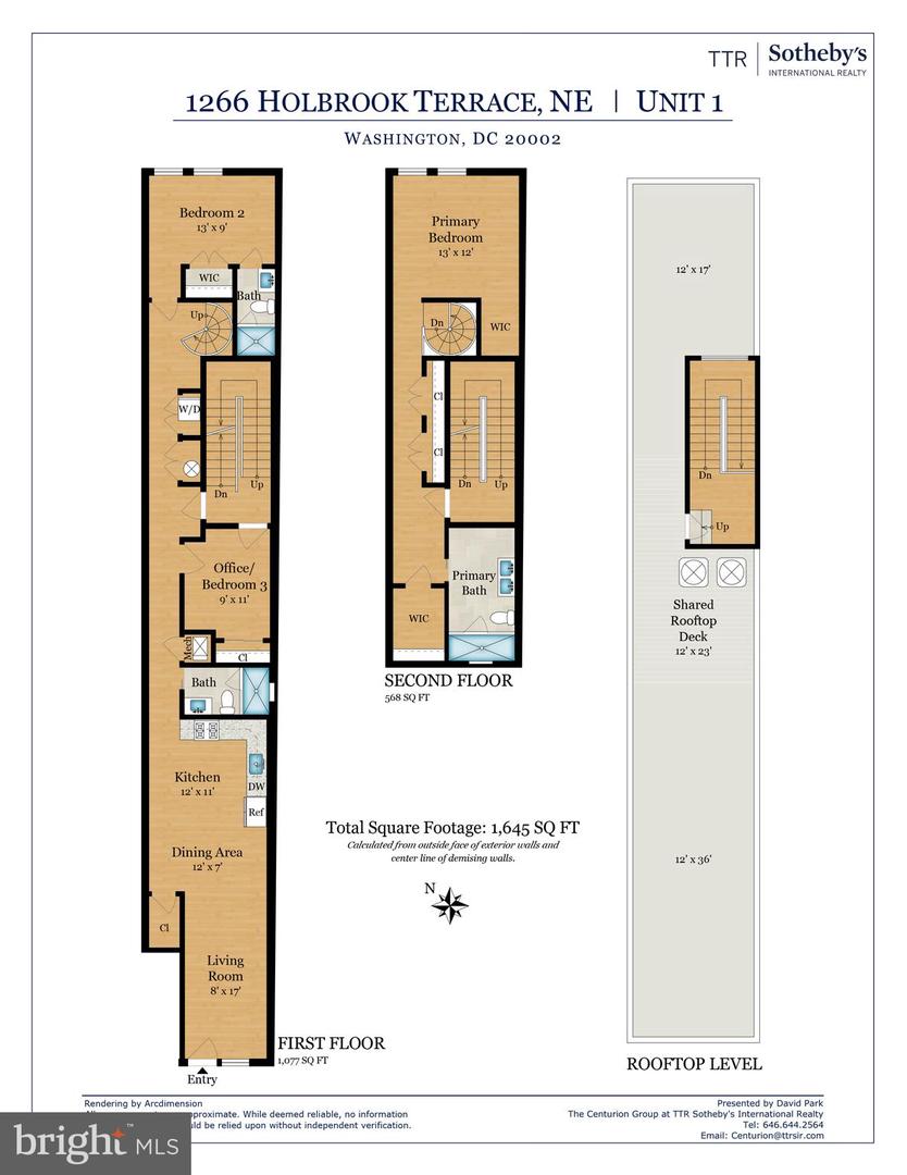 1266 HOLBROOK TER NE #1, WASHINGTON, District Of Columbia 20002, 2 Bedrooms Bedrooms, ,3 BathroomsBathrooms,Residential,For sale,1266 HOLBROOK TER NE #1,DCDC2148322 MLS # DCDC2148322