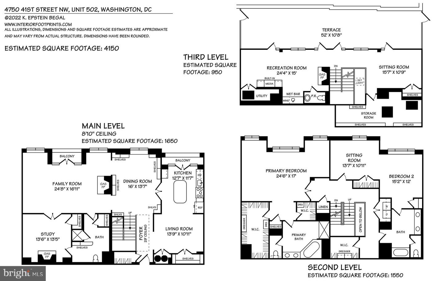 4750 41ST ST NW #502, WASHINGTON, District Of Columbia 20016, 3 Bedrooms Bedrooms, ,3 BathroomsBathrooms,Residential,For sale,4750 41ST ST NW #502,DCDC2152418 MLS # DCDC2152418