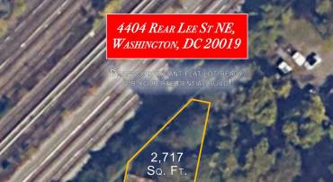 4404 REAR LEE ST NE, WASHINGTON, District Of Columbia 20019, ,Land,For sale,4404 REAR LEE ST NE,DCDC2156128 MLS # DCDC2156128