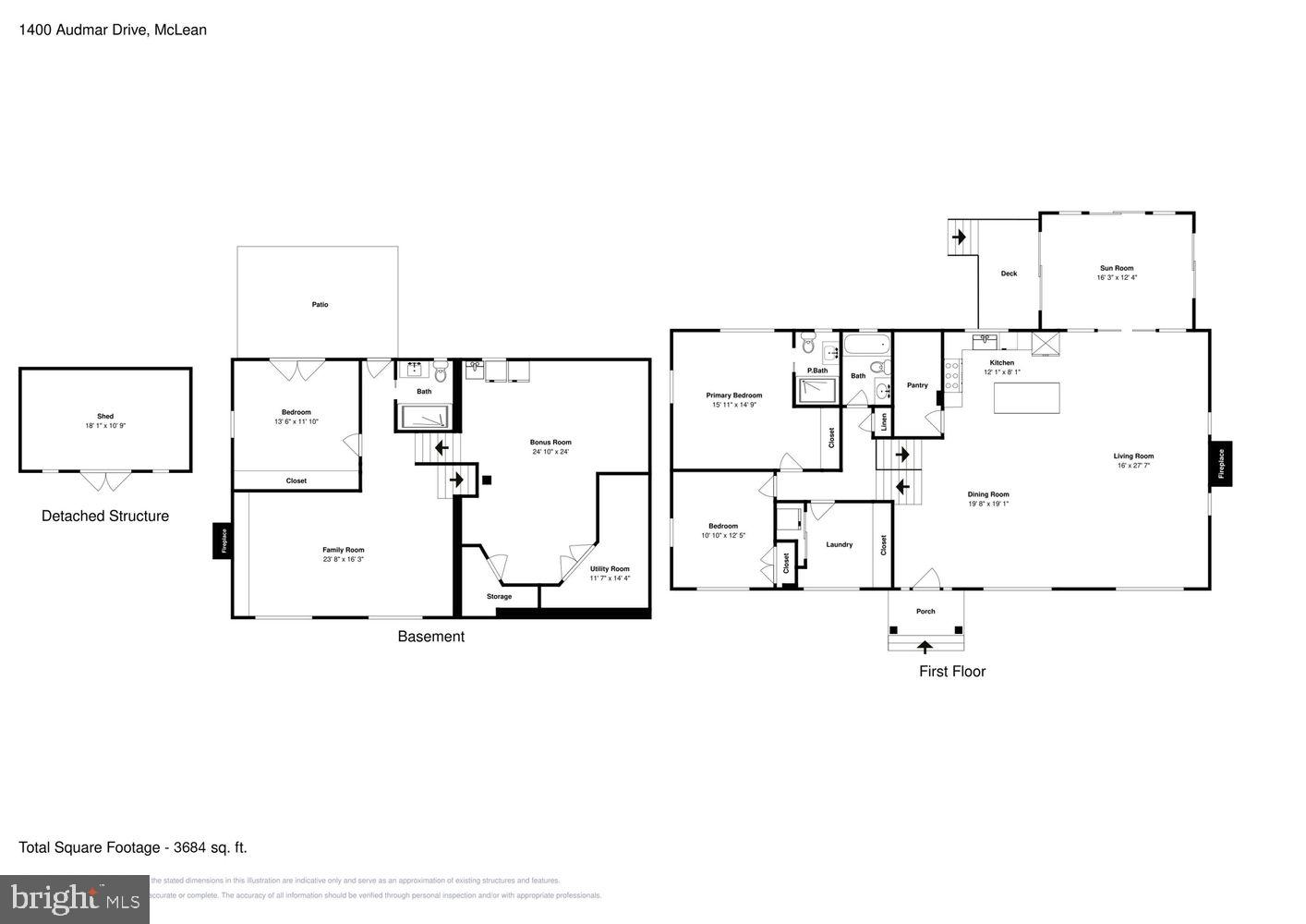 1400 AUDMAR DR, MCLEAN, Virginia 22101, 4 Bedrooms Bedrooms, ,3 BathroomsBathrooms,Residential,For sale,1400 AUDMAR DR,VAFX2198610 MLS # VAFX2198610