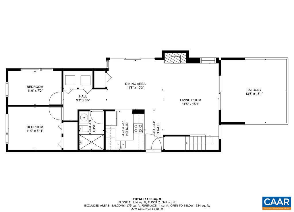 1466 LEDGES CONDOS #1466, WINTERGREEN, Virginia 22967, 3 Bedrooms Bedrooms, ,2 BathroomsBathrooms,Residential,For sale,1466 LEDGES CONDOS #1466,656321 MLS # 656321