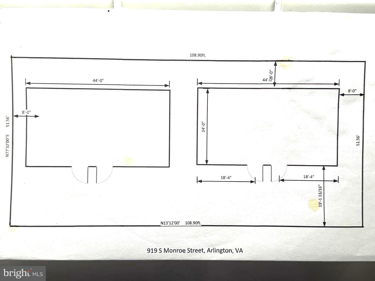 919 S MONROE ST, ARLINGTON, Virginia 22204, ,Land,For sale,919 S MONROE ST,VAAR2047998 MLS # VAAR2047998