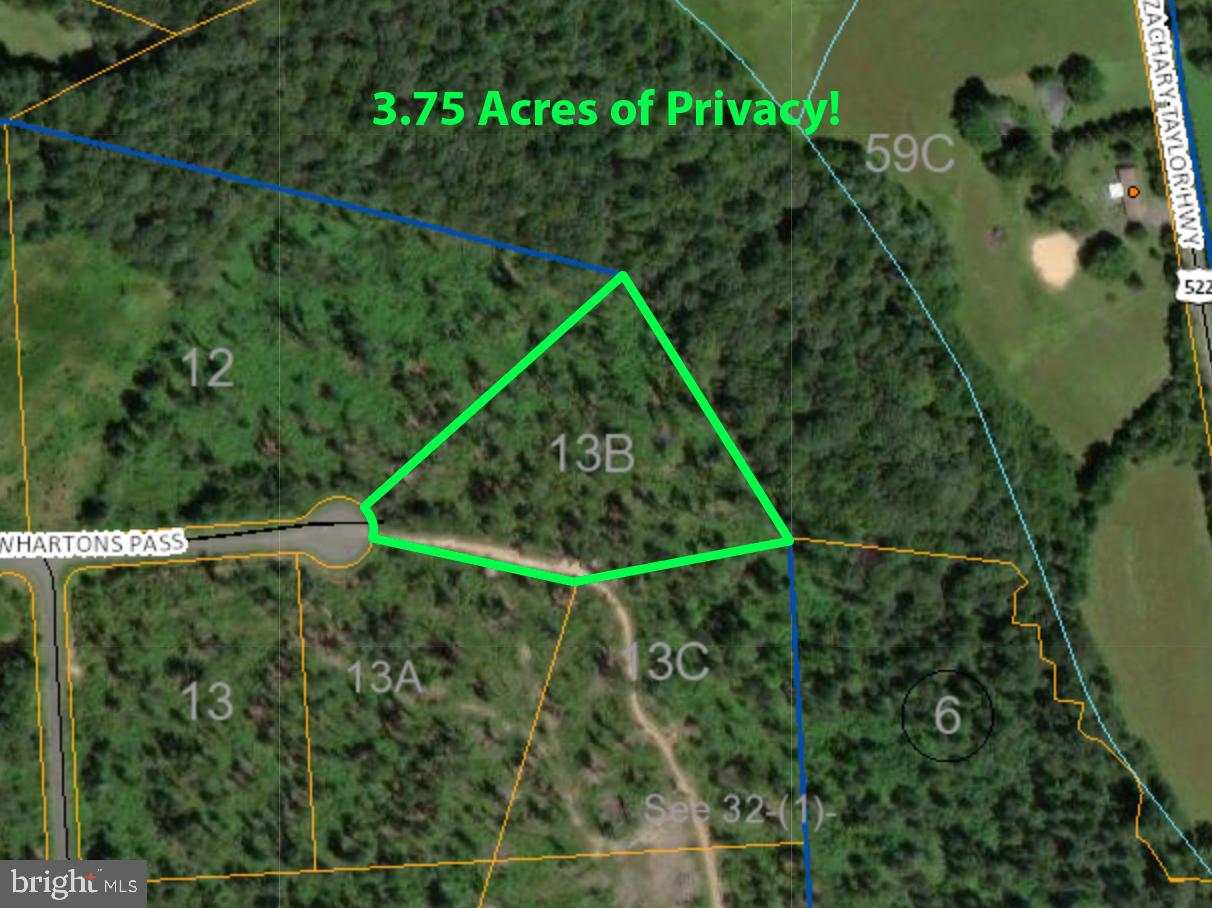 LOT 13B WHARTONS PASS, UNIONVILLE, Virginia 22567, ,Land,For sale,LOT 13B WHARTONS PASS,VAOR2006352 MLS # VAOR2006352