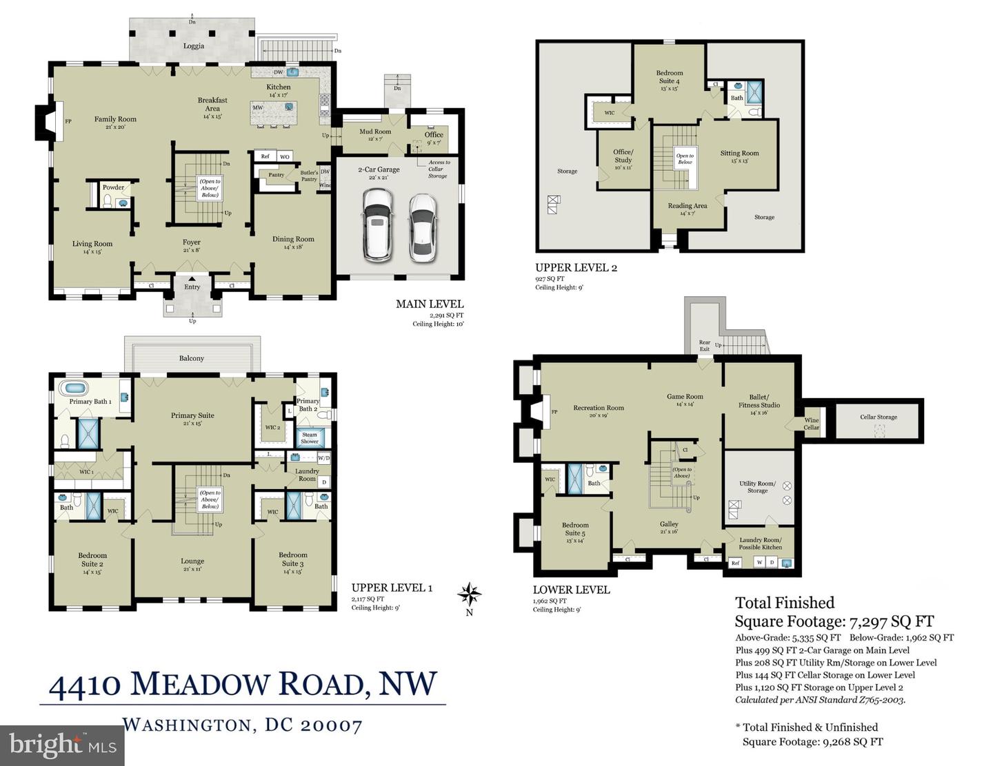 4410 MEADOW RD NW, WASHINGTON, District Of Columbia 20007, 5 Bedrooms Bedrooms, ,6 BathroomsBathrooms,Residential,For sale,4410 MEADOW RD NW,DCDC2151274 MLS # DCDC2151274