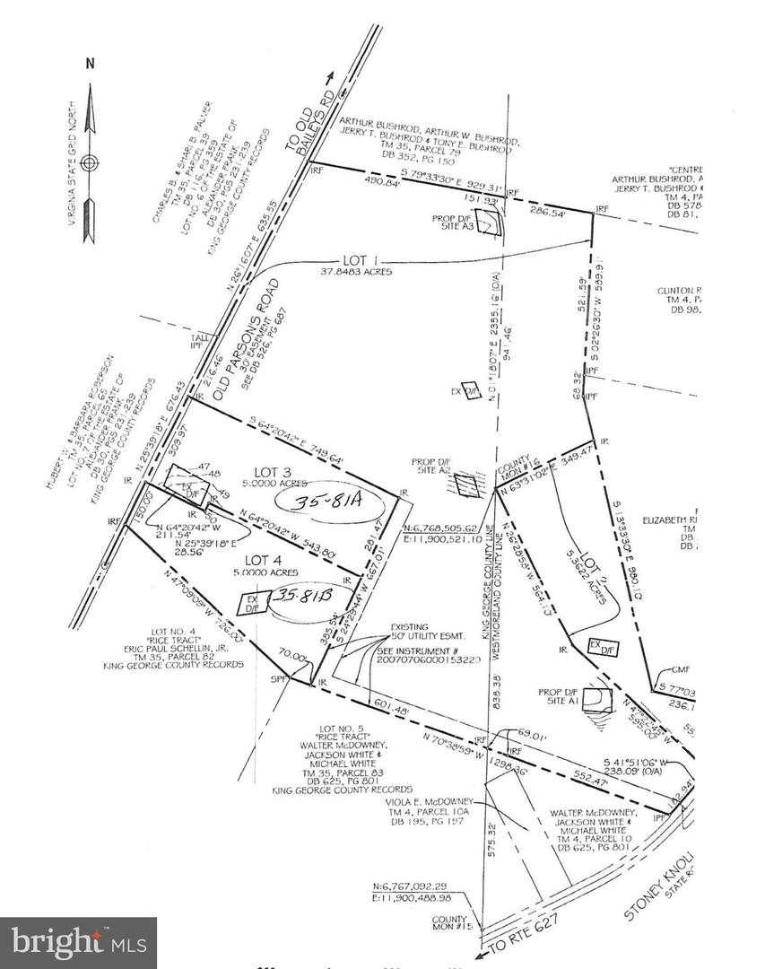 35-81A OLD PARSONS ROAD, KING GEORGE, Virginia 22485, ,Land,For sale,35-81A OLD PARSONS ROAD,VAKG2005426 MLS # VAKG2005426