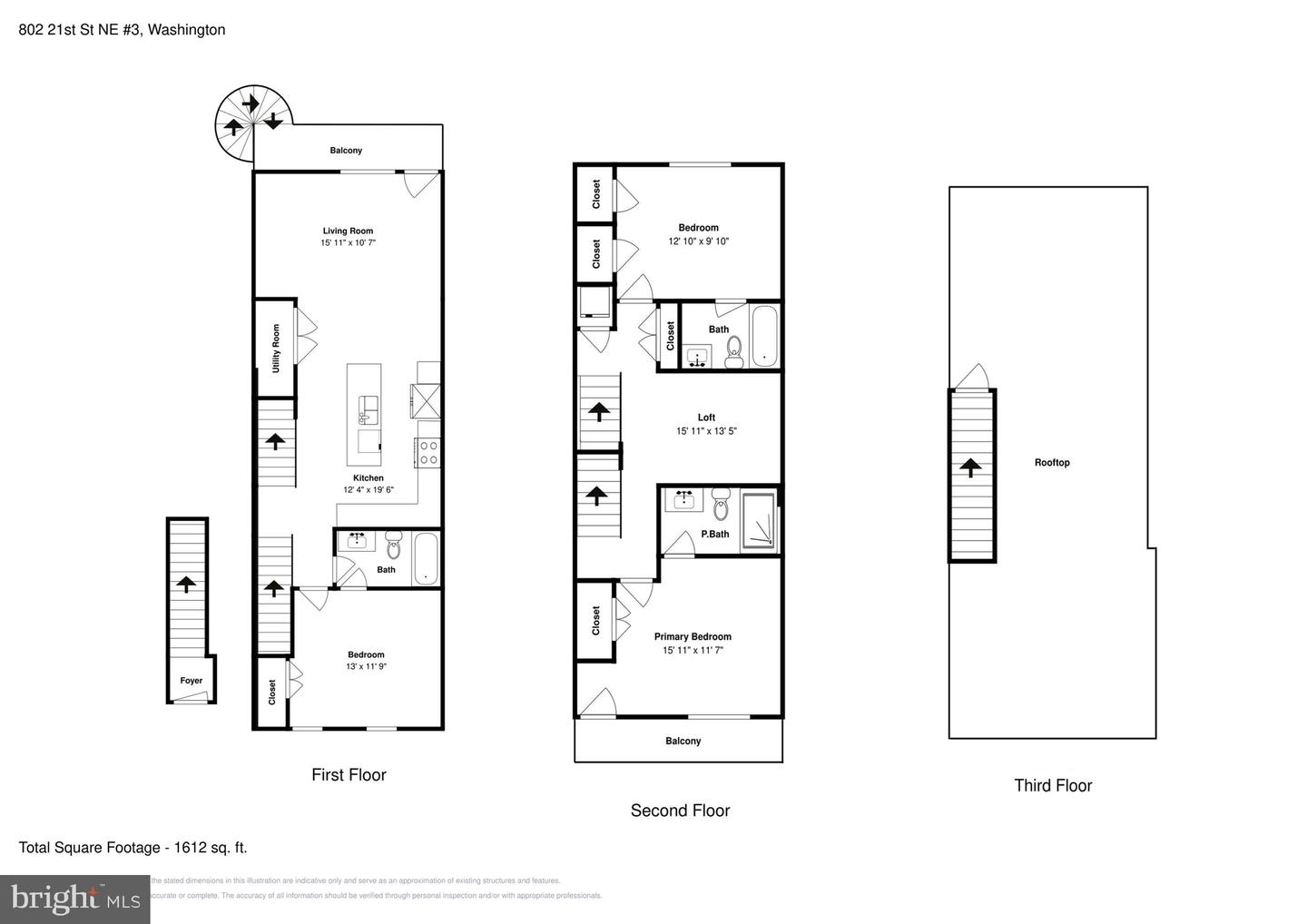 802 21ST ST NE #3-PH, WASHINGTON, District Of Columbia 20002, 3 Bedrooms Bedrooms, ,3 BathroomsBathrooms,Residential,For sale,802 21ST ST NE #3-PH,DCDC2157202 MLS # DCDC2157202