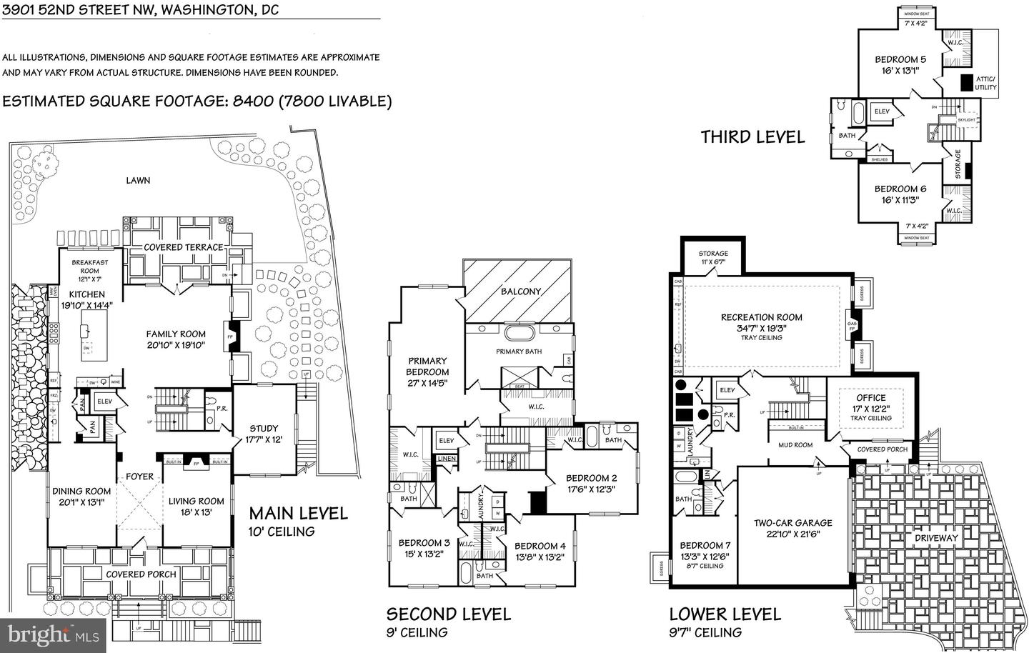 3901 52ND ST NW, WASHINGTON, District Of Columbia 20016, 7 Bedrooms Bedrooms, ,6 BathroomsBathrooms,Residential,For sale,3901 52ND ST NW,DCDC2158764 MLS # DCDC2158764