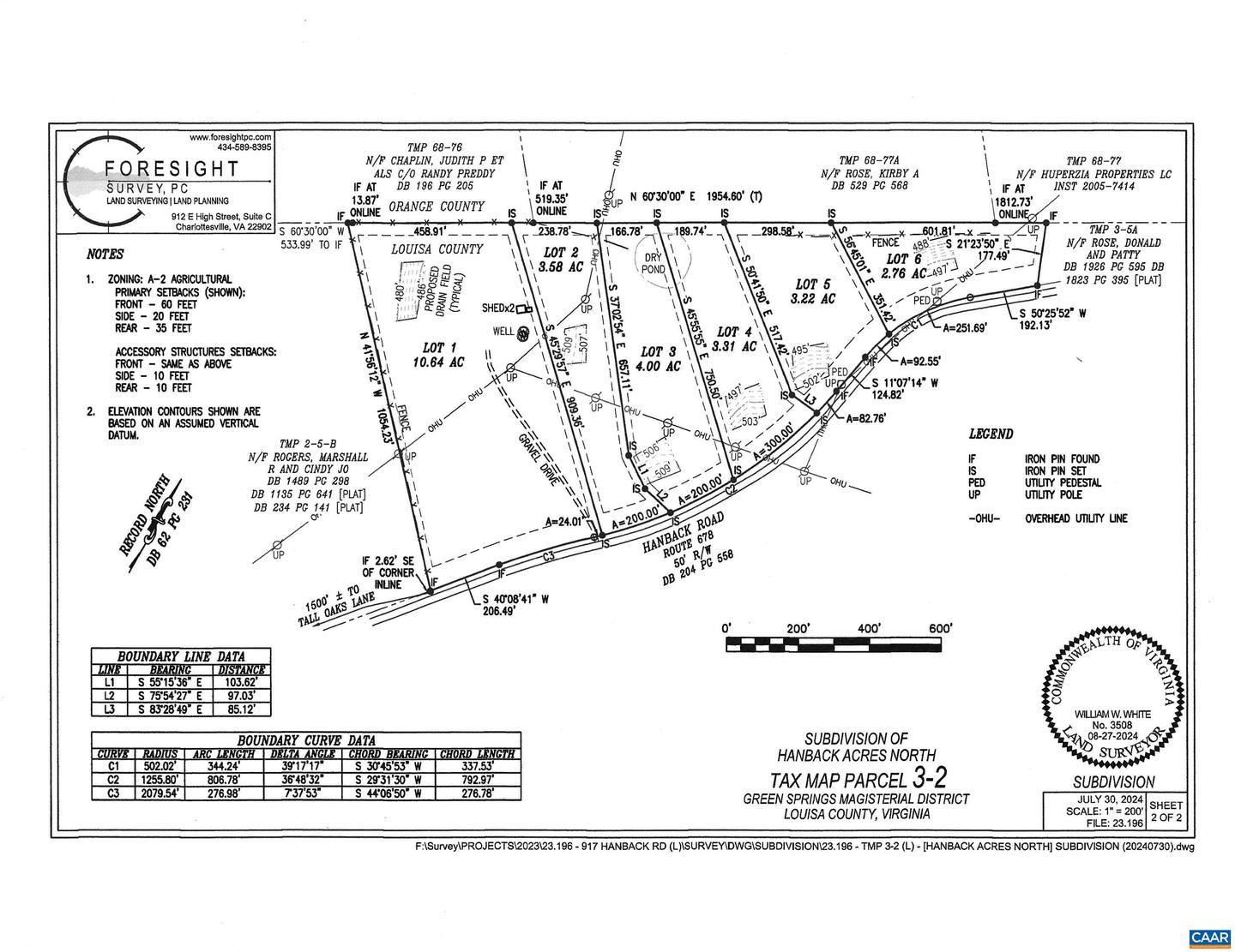 917 HANBACK RD #3, GORDONSVILLE, Virginia 22942, ,Land,For sale,917 HANBACK RD #3,656952 MLS # 656952