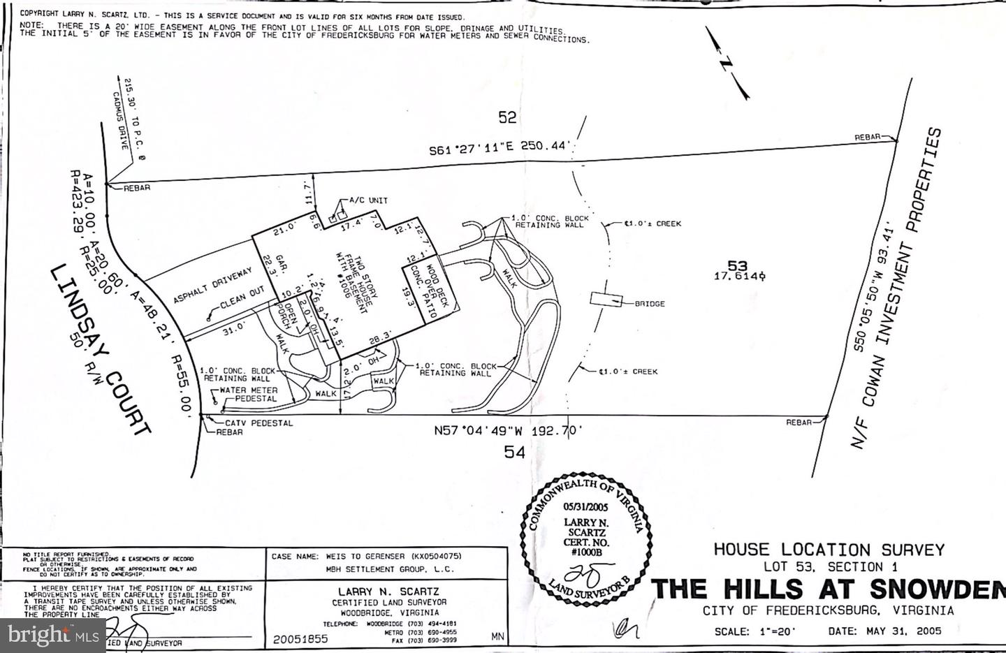 1006 LINDSAY CT, FREDERICKSBURG, Virginia 22401, 4 Bedrooms Bedrooms, ,3 BathroomsBathrooms,Residential,For sale,1006 LINDSAY CT,VAFB2006646 MLS # VAFB2006646