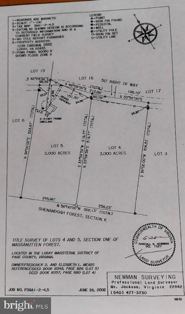 CARDINAL DR., LURAY, Virginia 22835, ,Land,For sale,CARDINAL DR.,VAPA2004026 MLS # VAPA2004026