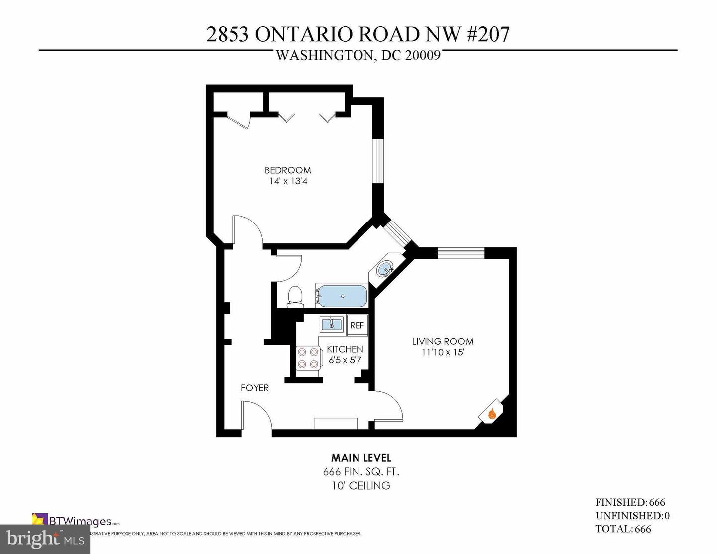 2853 ONTARIO RD NW #207, WASHINGTON, District Of Columbia 20009, 1 Bedroom Bedrooms, ,1 BathroomBathrooms,Residential,For sale,2853 ONTARIO RD NW #207,DCDC2154460 MLS # DCDC2154460