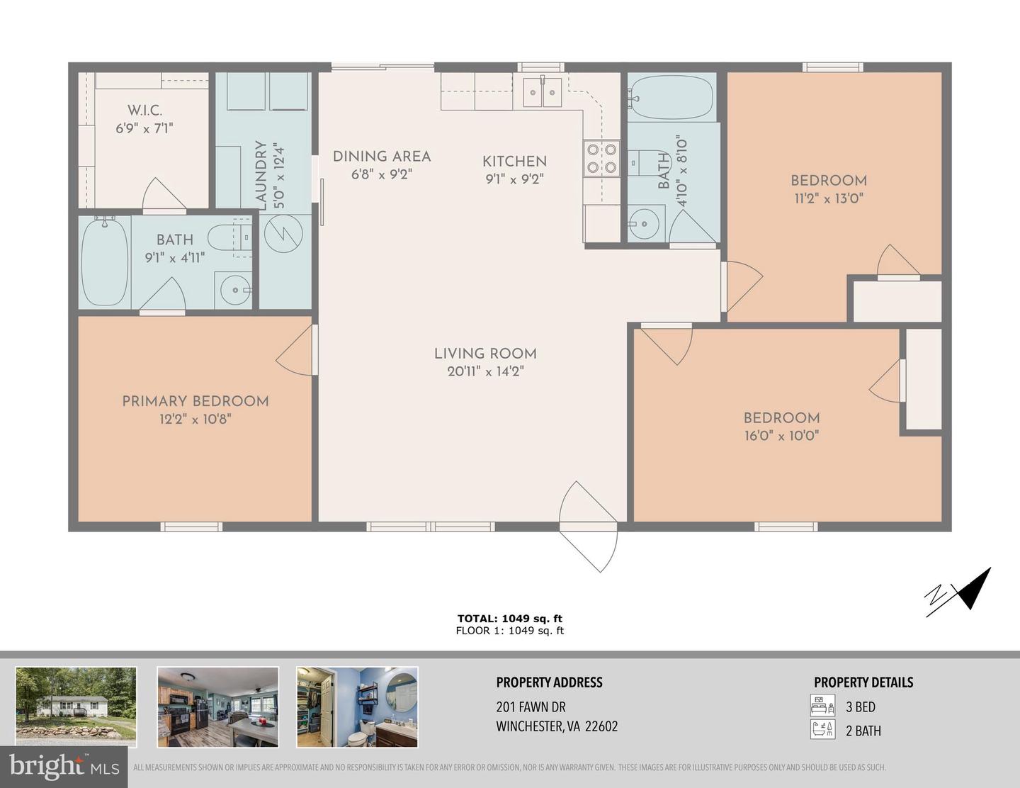 201 FAWN DR, WINCHESTER, Virginia 22602, 3 Bedrooms Bedrooms, ,2 BathroomsBathrooms,Residential,For sale,201 FAWN DR,VAFV2021316 MLS # VAFV2021316