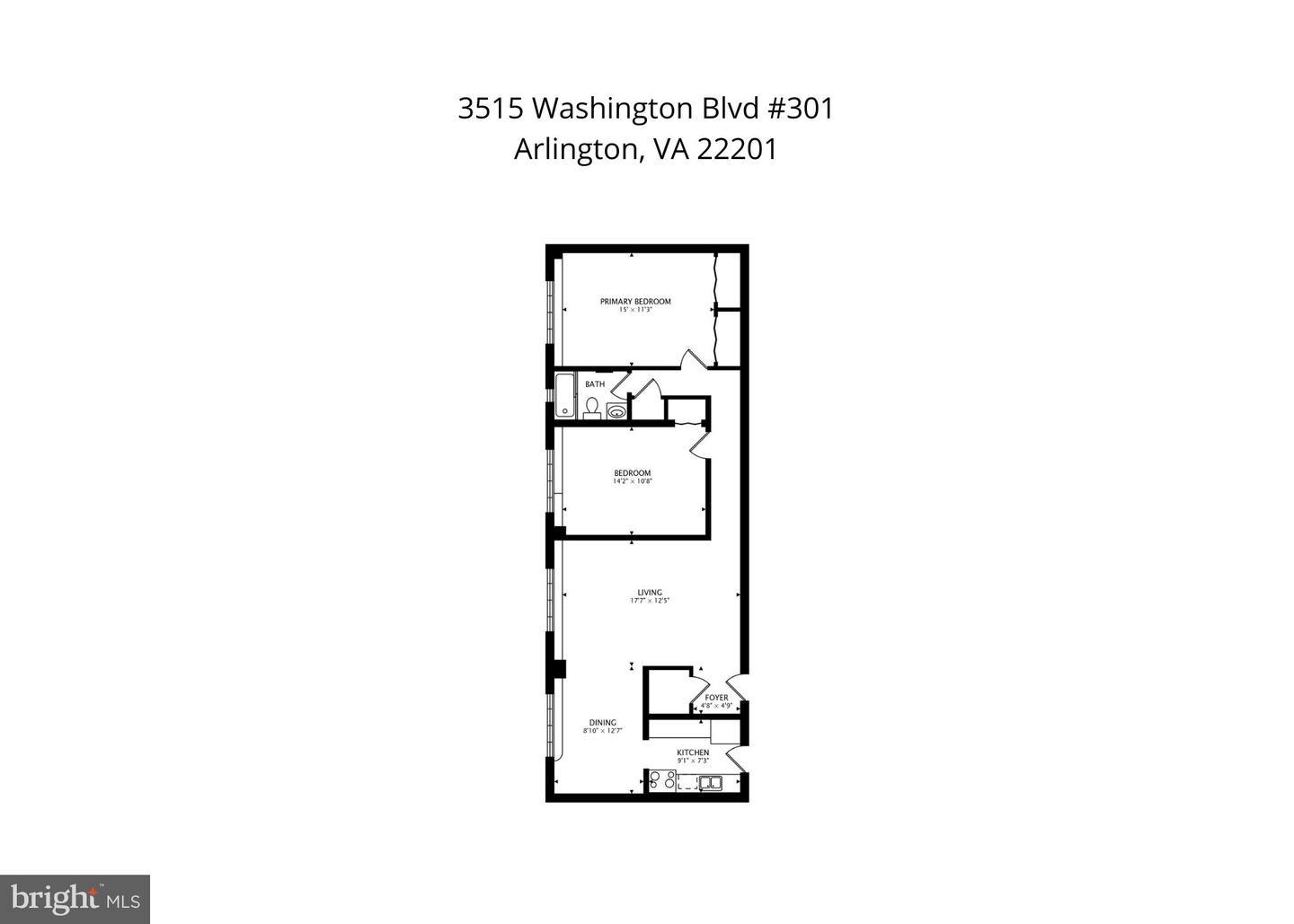 3515 WASHINGTON BLVD #301, ARLINGTON, Virginia 22201, 2 Bedrooms Bedrooms, ,1 BathroomBathrooms,Residential,For sale,3515 WASHINGTON BLVD #301,VAAR2048942 MLS # VAAR2048942