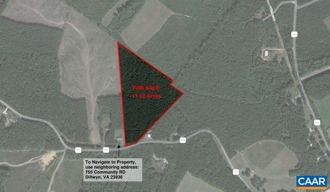 TBD COMMUNITY RD #157-2-1, DILLWYN, Virginia 23936, ,Land,For sale,TBD COMMUNITY RD #157-2-1,641787 MLS # 641787