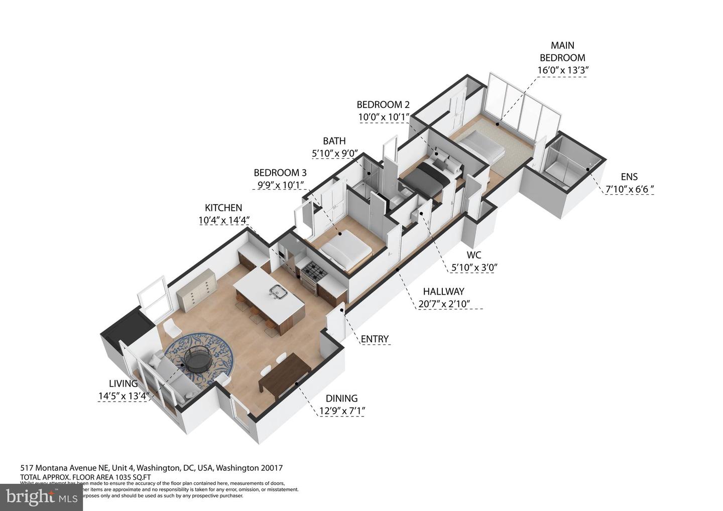 517 MONTANA AVE NE #3B, WASHINGTON, District Of Columbia 20017, 3 Bedrooms Bedrooms, ,2 BathroomsBathrooms,Residential,For sale,517 MONTANA AVE NE #3B,DCDC2160876 MLS # DCDC2160876