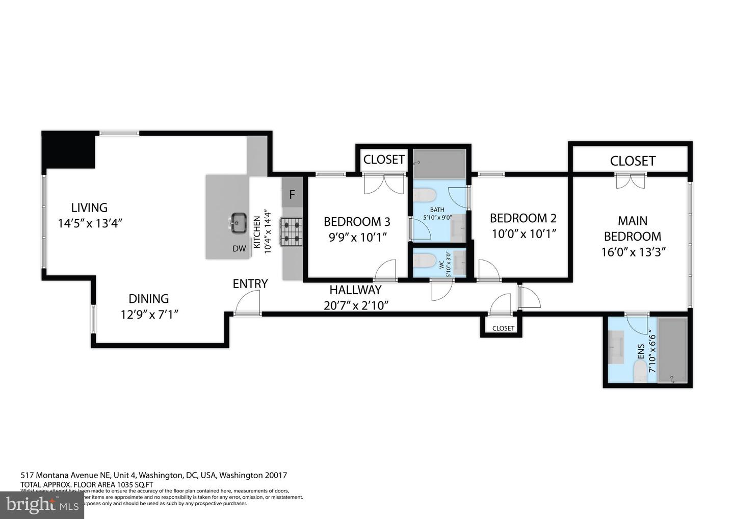 517 MONTANA AVE NE #3B, WASHINGTON, District Of Columbia 20017, 3 Bedrooms Bedrooms, ,2 BathroomsBathrooms,Residential,For sale,517 MONTANA AVE NE #3B,DCDC2160876 MLS # DCDC2160876