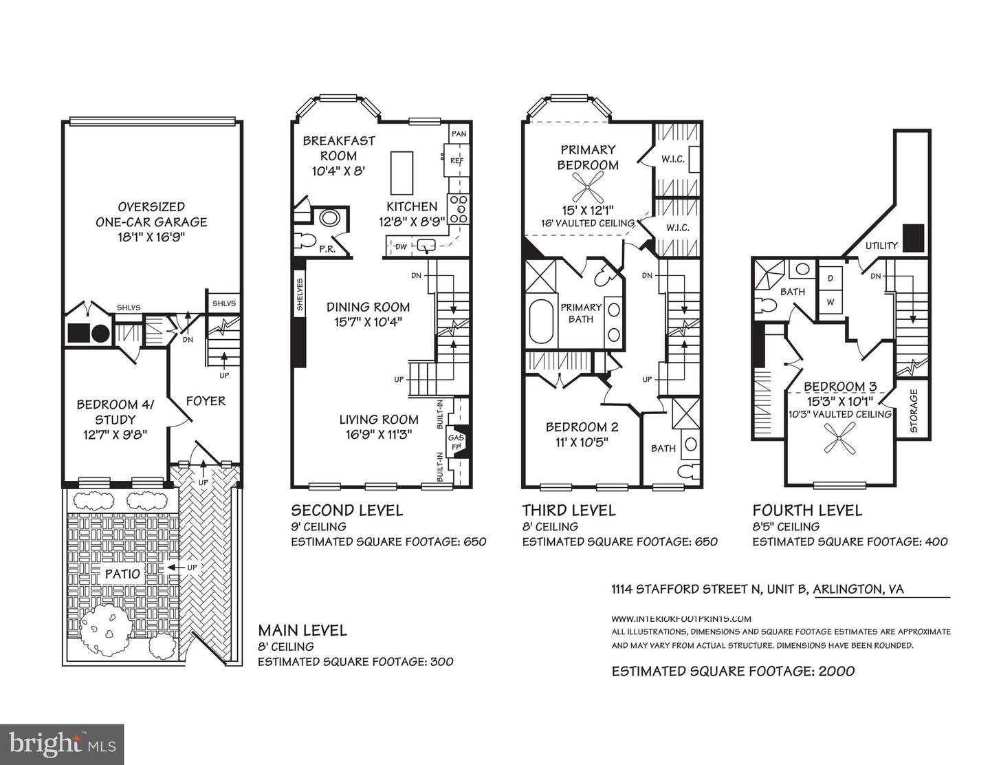 1114 N STAFFORD ST #B, ARLINGTON, Virginia 22201, 4 Bedrooms Bedrooms, ,3 BathroomsBathrooms,Residential,For sale,1114 N STAFFORD ST #B,VAAR2046698 MLS # VAAR2046698