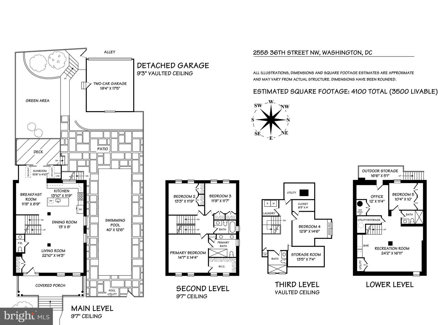 2558 36TH ST NW, WASHINGTON, District Of Columbia 20007, 5 Bedrooms Bedrooms, ,4 BathroomsBathrooms,Residential,For sale,2558 36TH ST NW,DCDC2160924 MLS # DCDC2160924