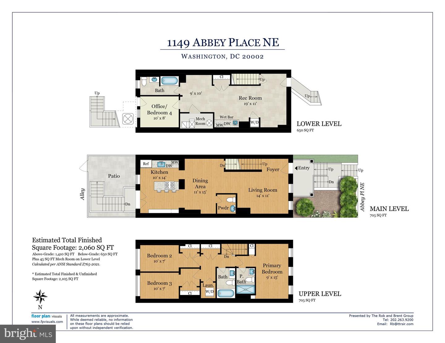 1149 ABBEY PL NE, WASHINGTON, District Of Columbia 20002, 4 Bedrooms Bedrooms, ,3 BathroomsBathrooms,Residential,For sale,1149 ABBEY PL NE,DCDC2161376 MLS # DCDC2161376