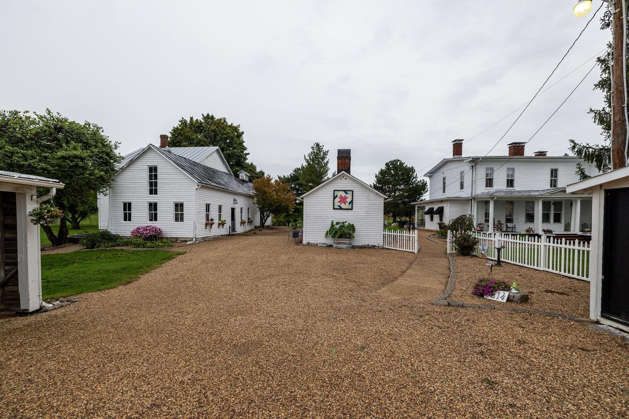 Toward Main House, Bell House & Smokehouse