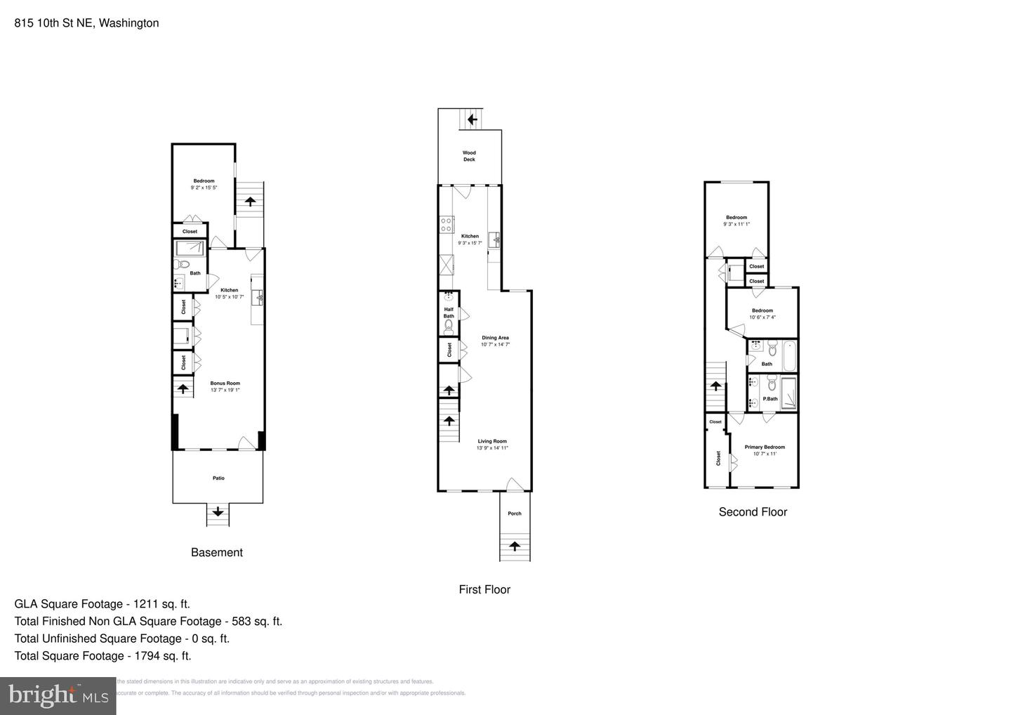 815 10TH ST NE, WASHINGTON, District Of Columbia 20002, 4 Bedrooms Bedrooms, ,3 BathroomsBathrooms,Residential,For sale,815 10TH ST NE,DCDC2150648 MLS # DCDC2150648