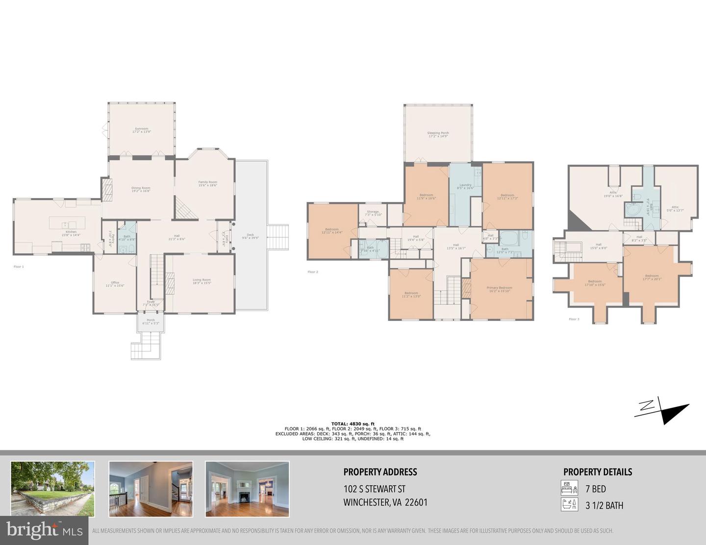 102 S STEWART ST, WINCHESTER, Virginia 22601, 7 Bedrooms Bedrooms, 15 Rooms Rooms,3 BathroomsBathrooms,Residential,For sale,102 S STEWART ST,VAWI2006082 MLS # VAWI2006082