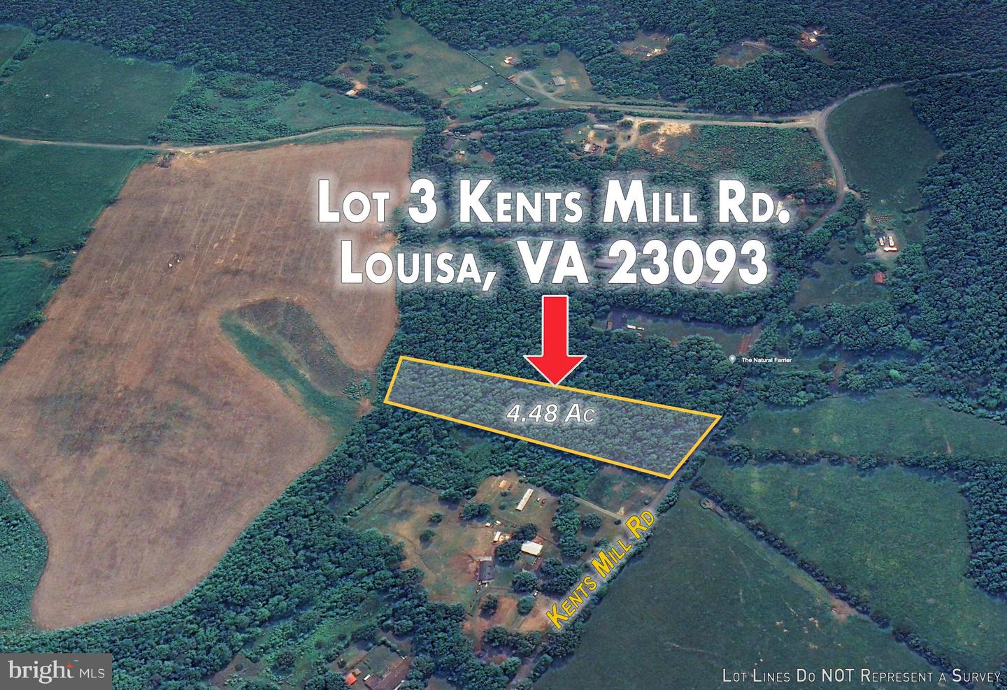 LOT 3 KENTS MILL RD, LOUISA, Virginia 23093, ,Land,For sale,LOT 3 KENTS MILL RD,VALA2003958 MLS # VALA2003958