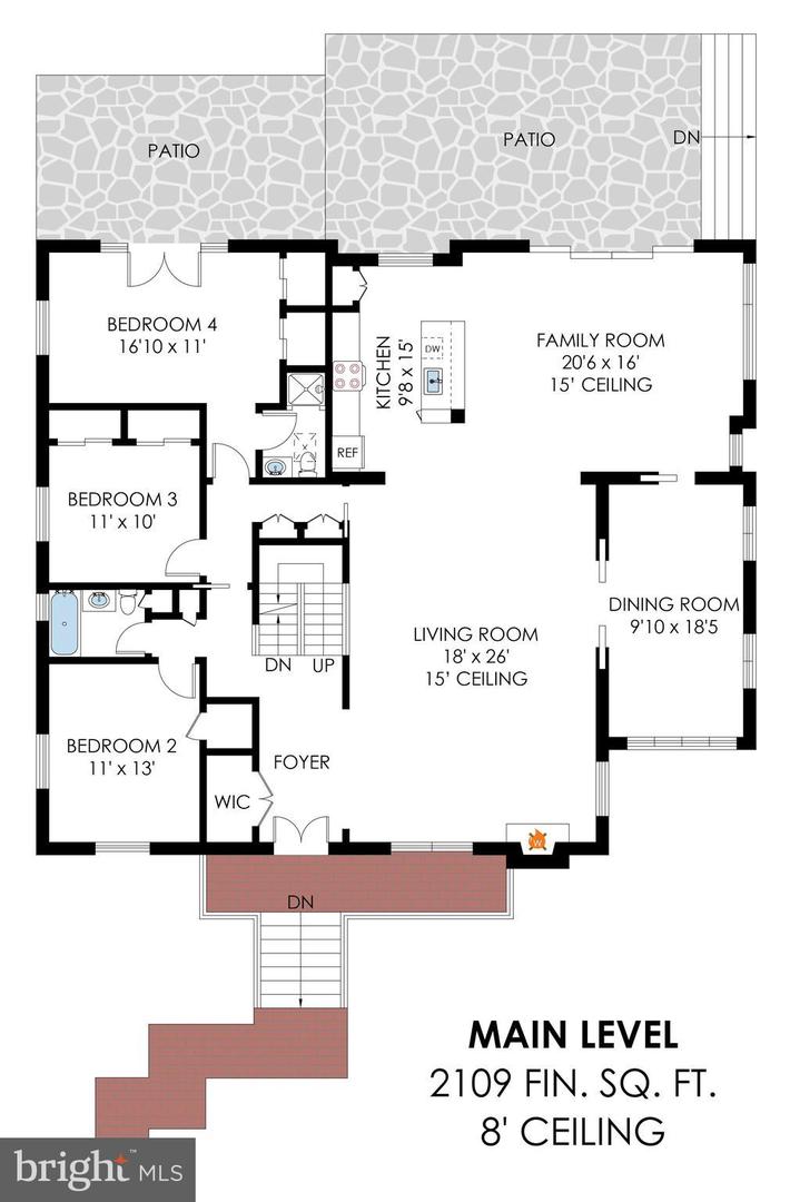 2354 KING PL NW, WASHINGTON, District Of Columbia 20007, 5 Bedrooms Bedrooms, ,5 BathroomsBathrooms,Residential,For sale,2354 KING PL NW,DCDC2162642 MLS # DCDC2162642