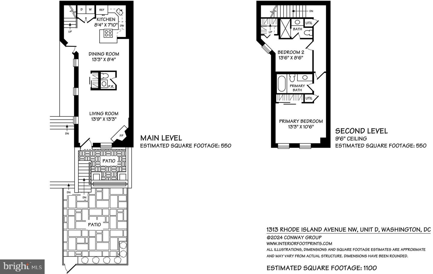 1313 NW RHODE ISLAND AVE NW #D, WASHINGTON, District Of Columbia 20005, 2 Bedrooms Bedrooms, ,2 BathroomsBathrooms,Residential,For sale,1313 NW RHODE ISLAND AVE NW #D,DCDC2162518 MLS # DCDC2162518