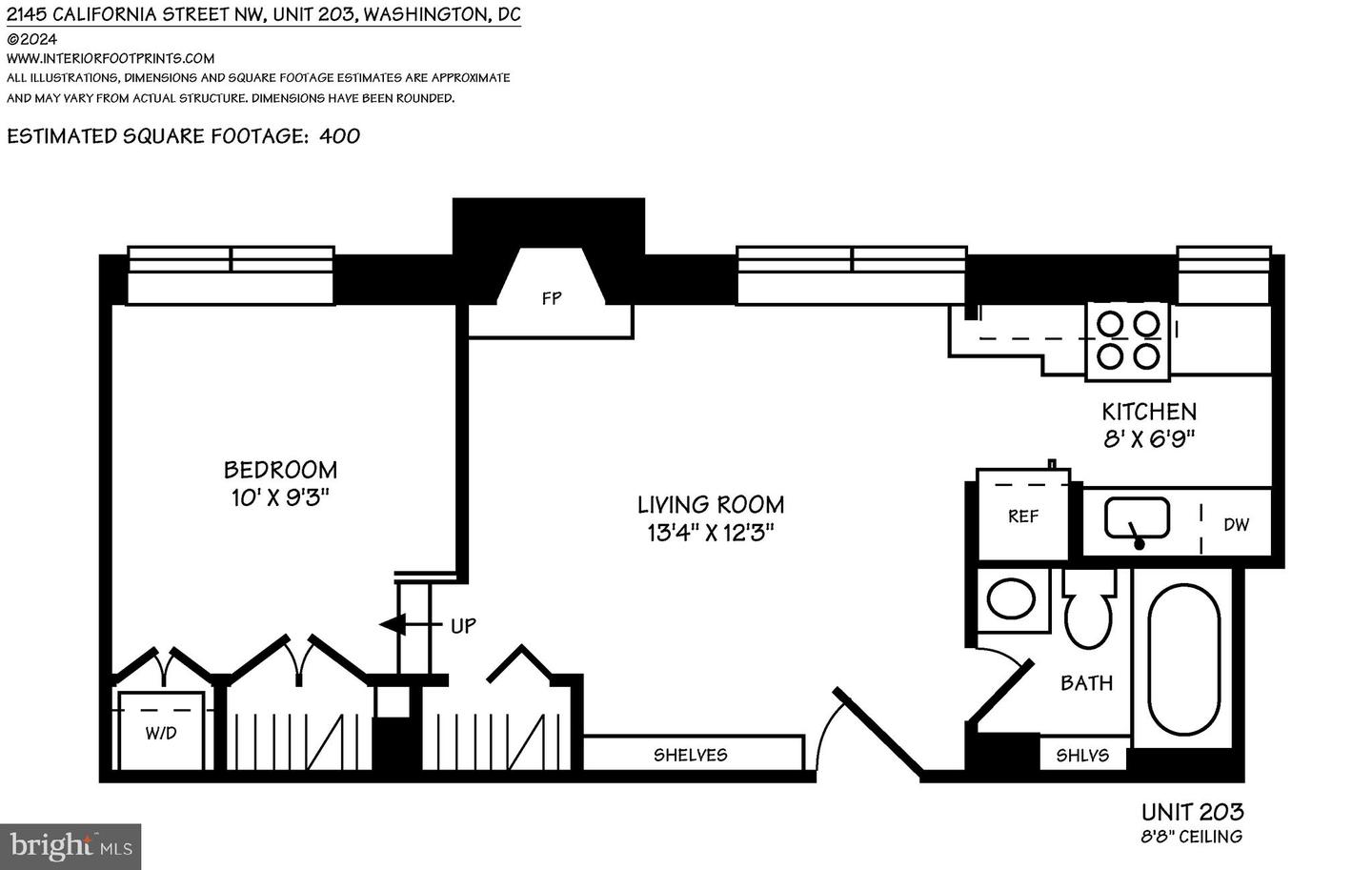 2145 CALIFORNIA ST NW #203, WASHINGTON, District Of Columbia 20008, 1 Bedroom Bedrooms, ,1 BathroomBathrooms,Residential,For sale,2145 CALIFORNIA ST NW #203,DCDC2133386 MLS # DCDC2133386